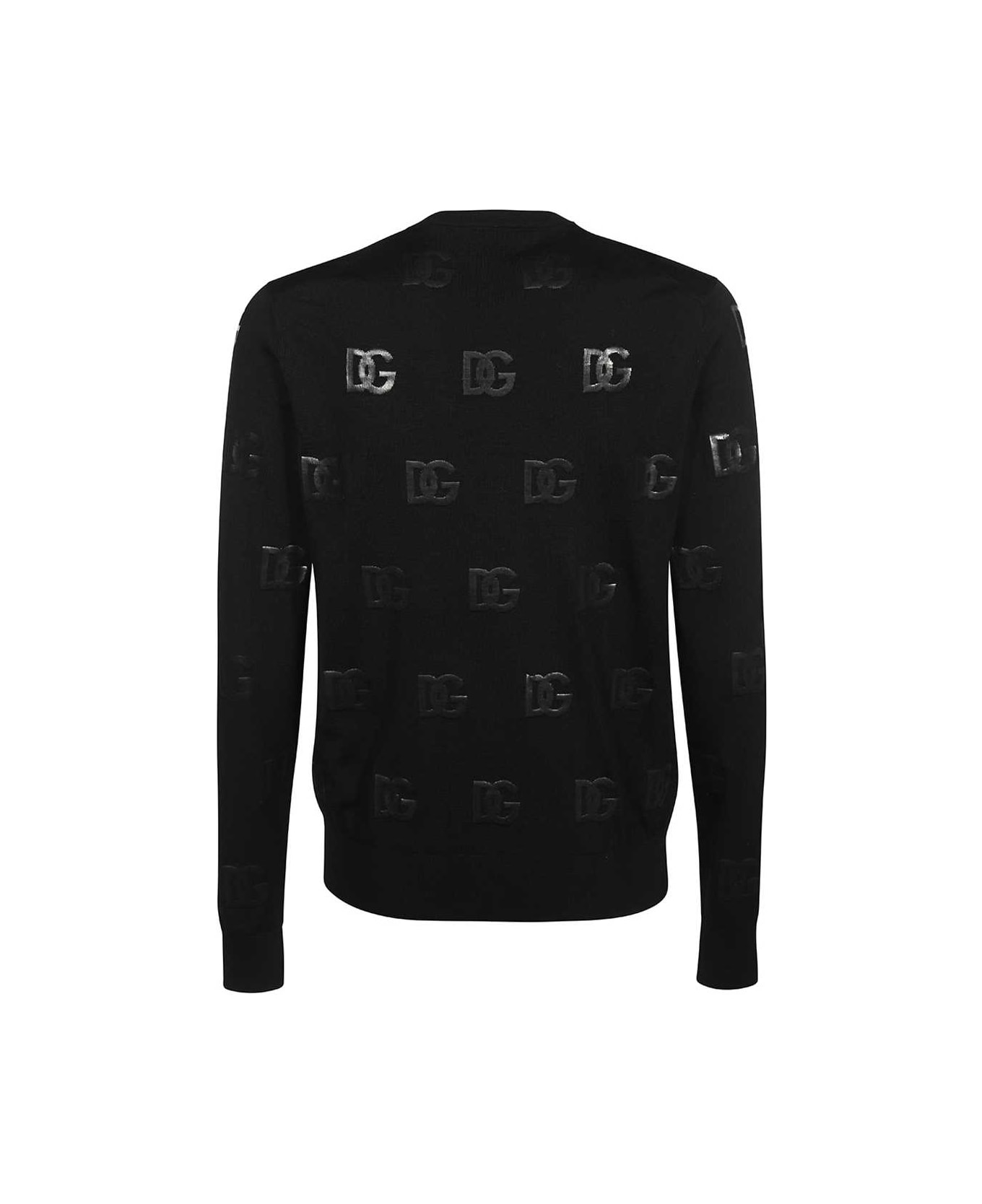 Dolce & Gabbana Long Sleeve Sweater - black