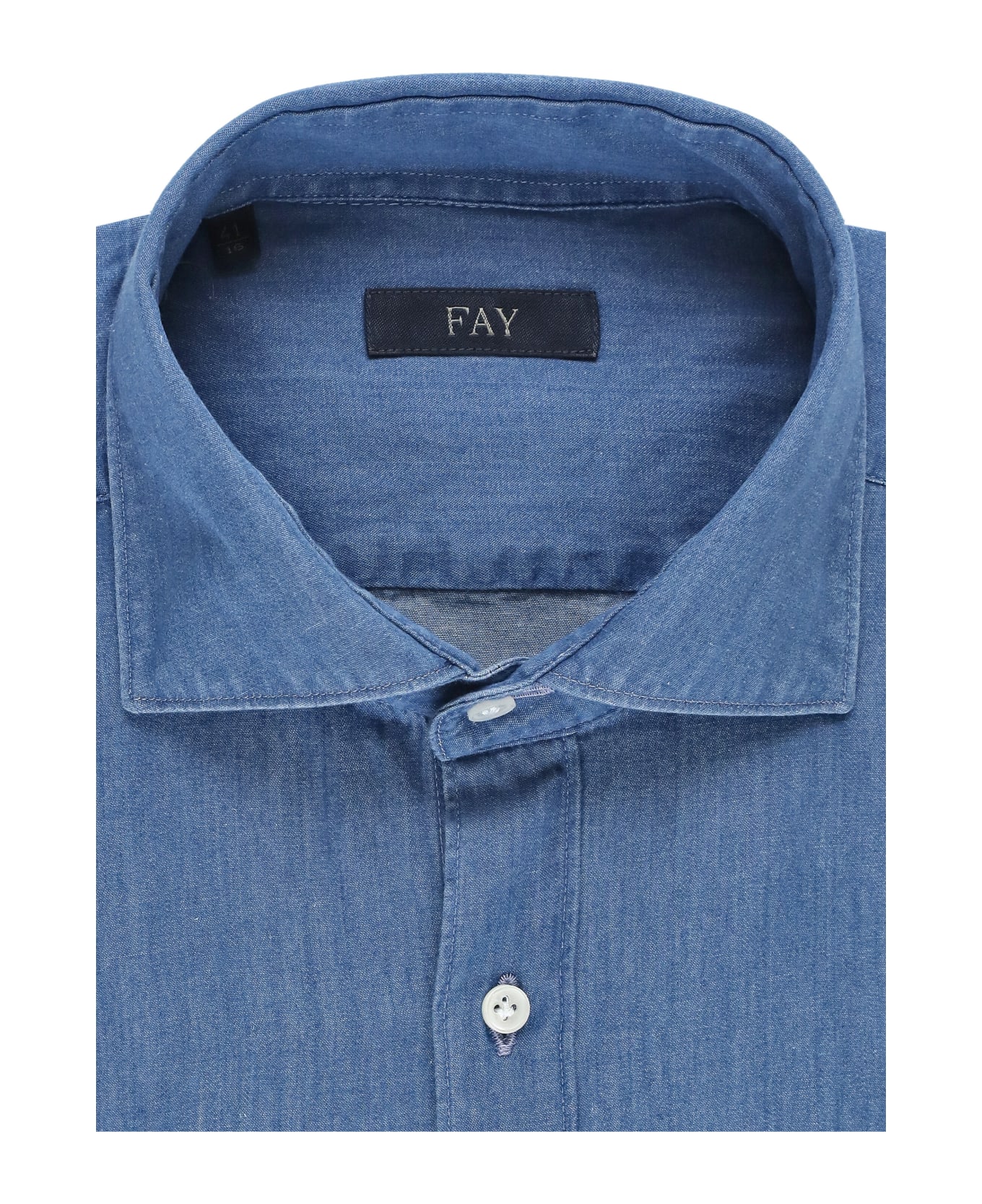 Fay Denim Shirt - Blue