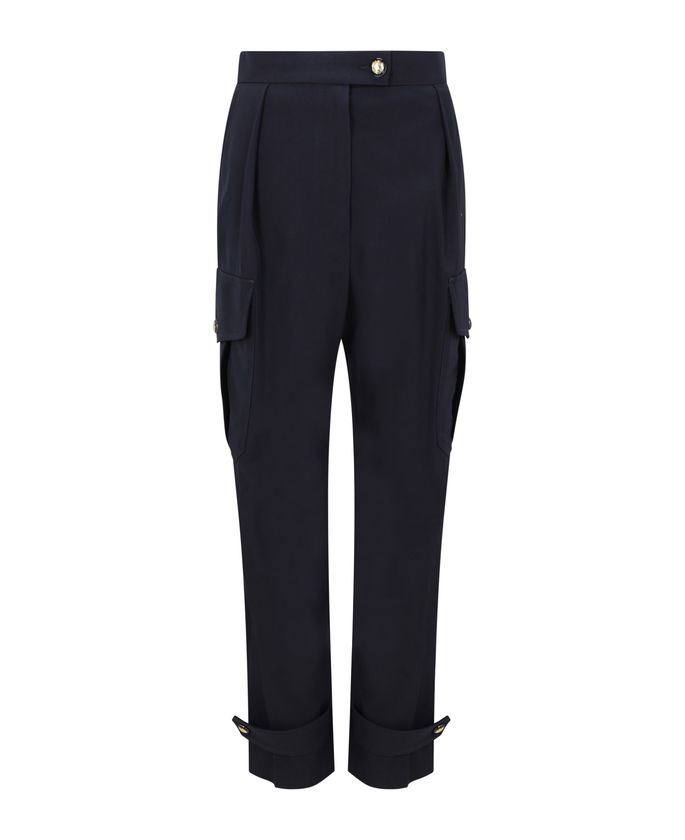 Alexander McQueen Cargo Loose Fit Trousers - Navy ボトムス