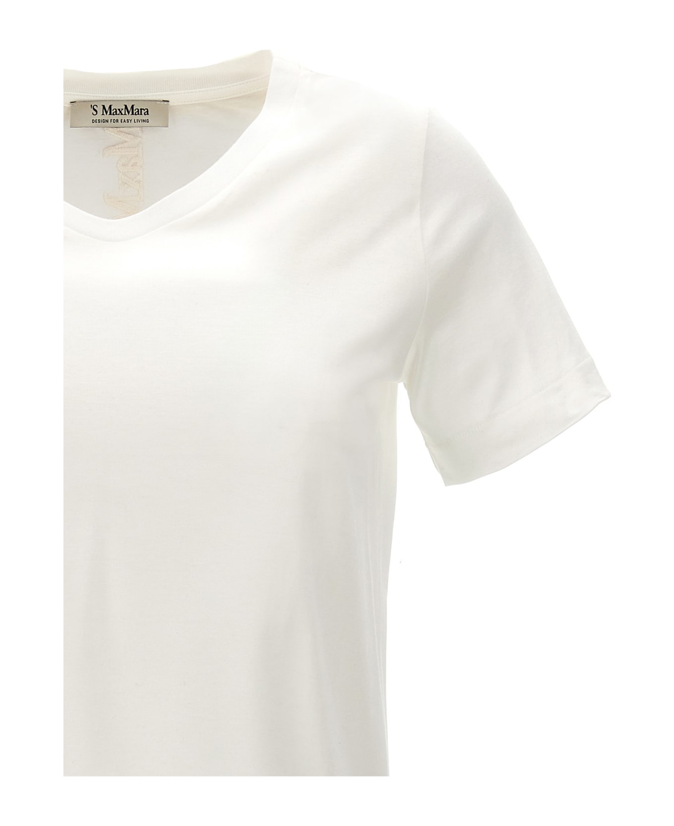 'S Max Mara 'quito' T-shirt - WHITE Tシャツ