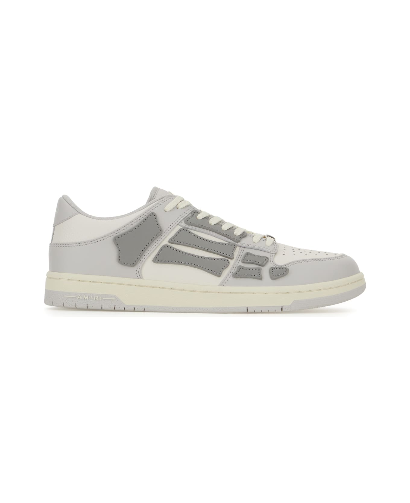 AMIRI Multicolor Leather Skel Top Sneakers - GREY