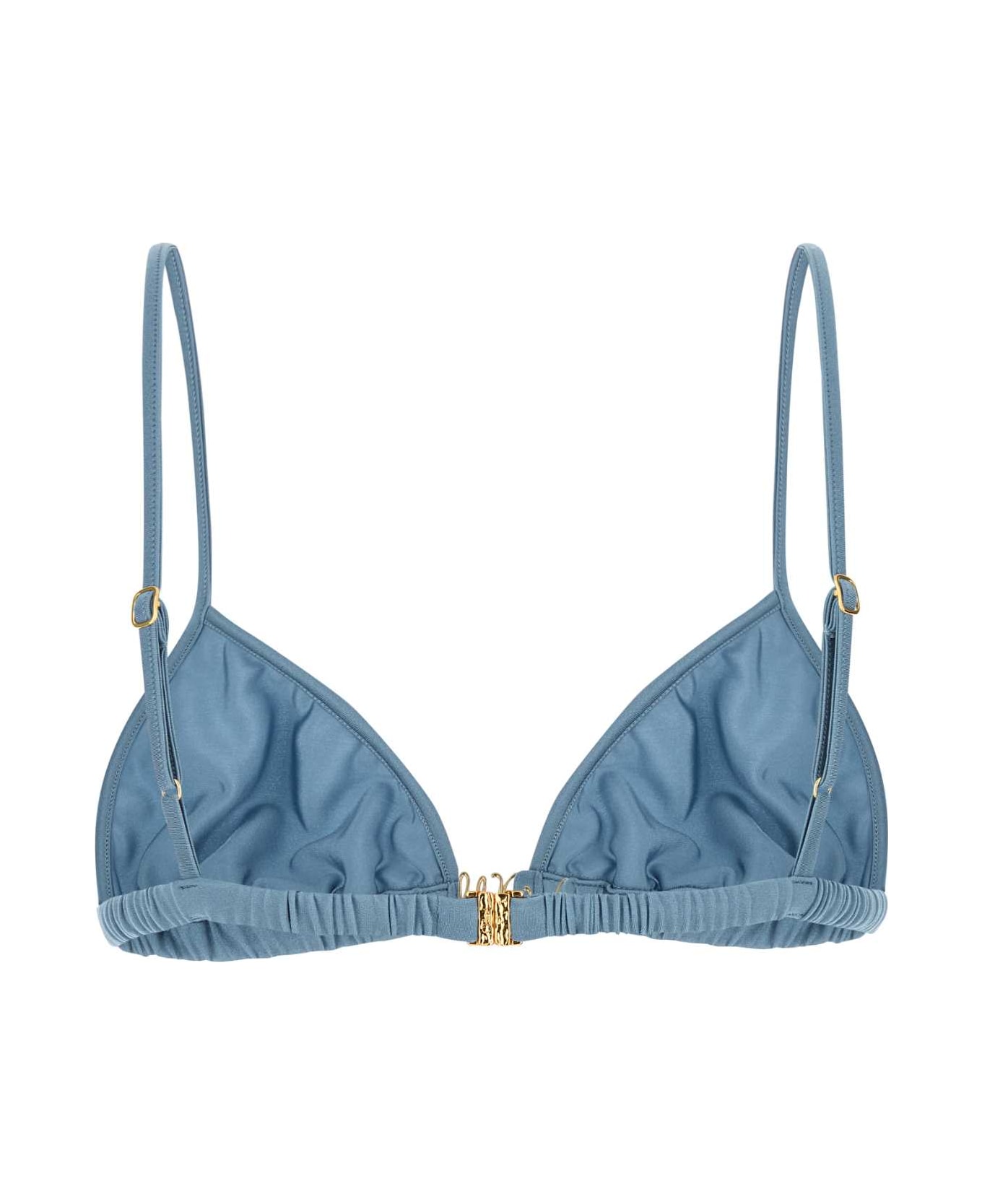 Chloé Cerulean Blue Stretch Nylon Bikini Top - OPALBLUE