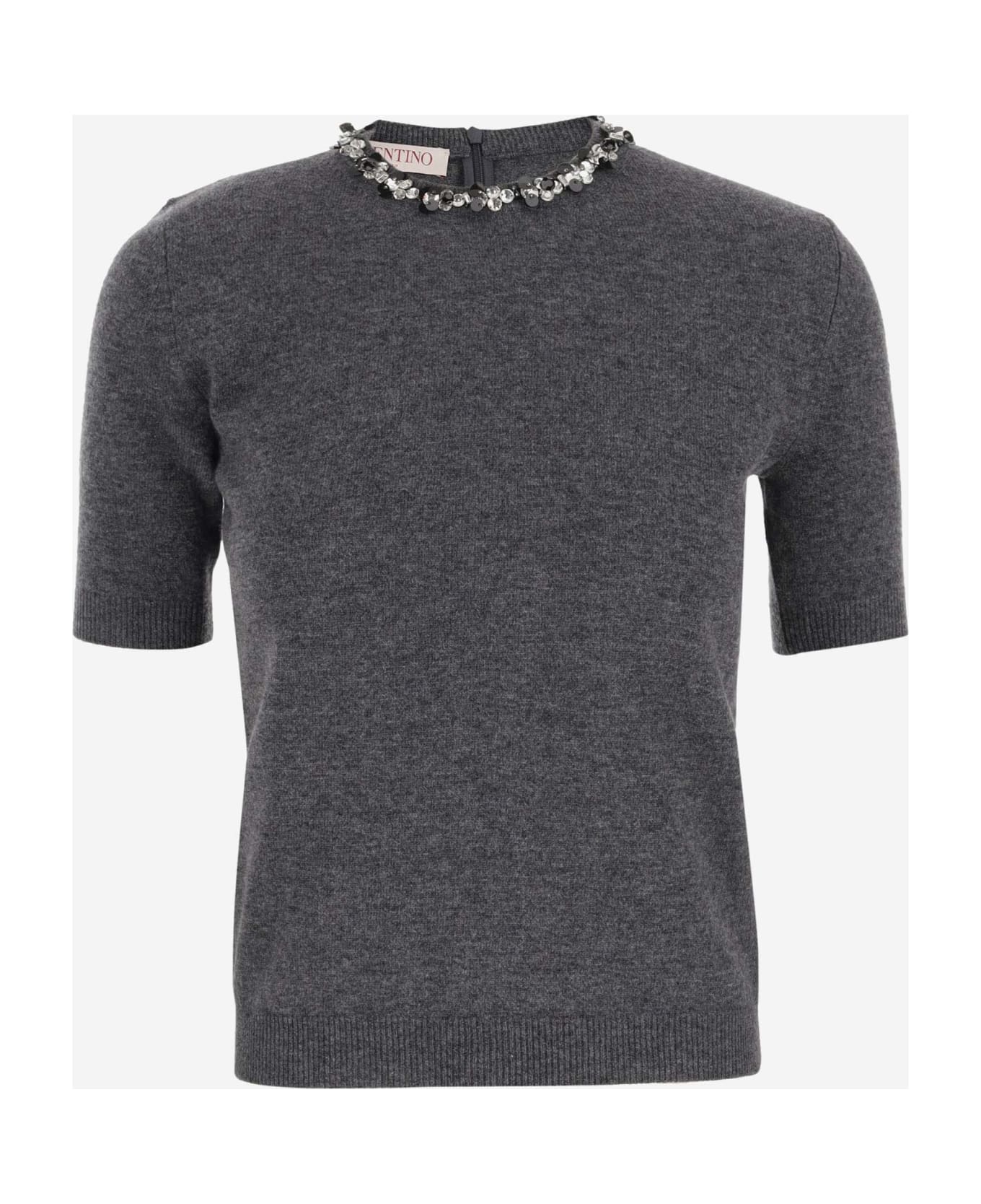 Valentino Wool Pullover - Grey