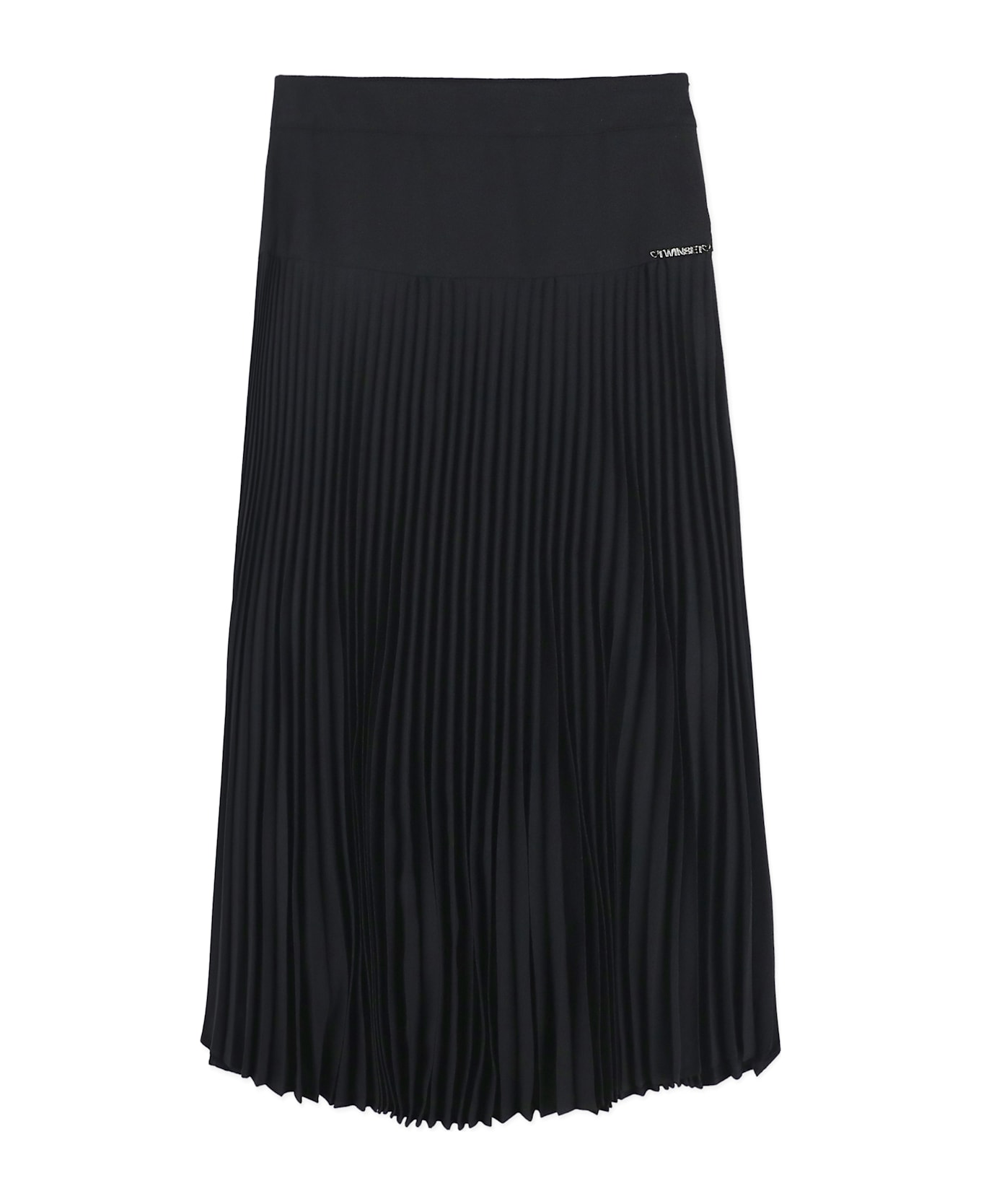 TwinSet Pleated Skirt - Black