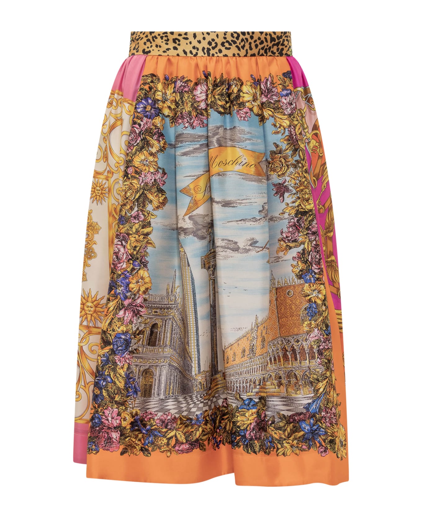 Moschino Scarf Print Skirt - FANTASIA VARIANTE UNICA
