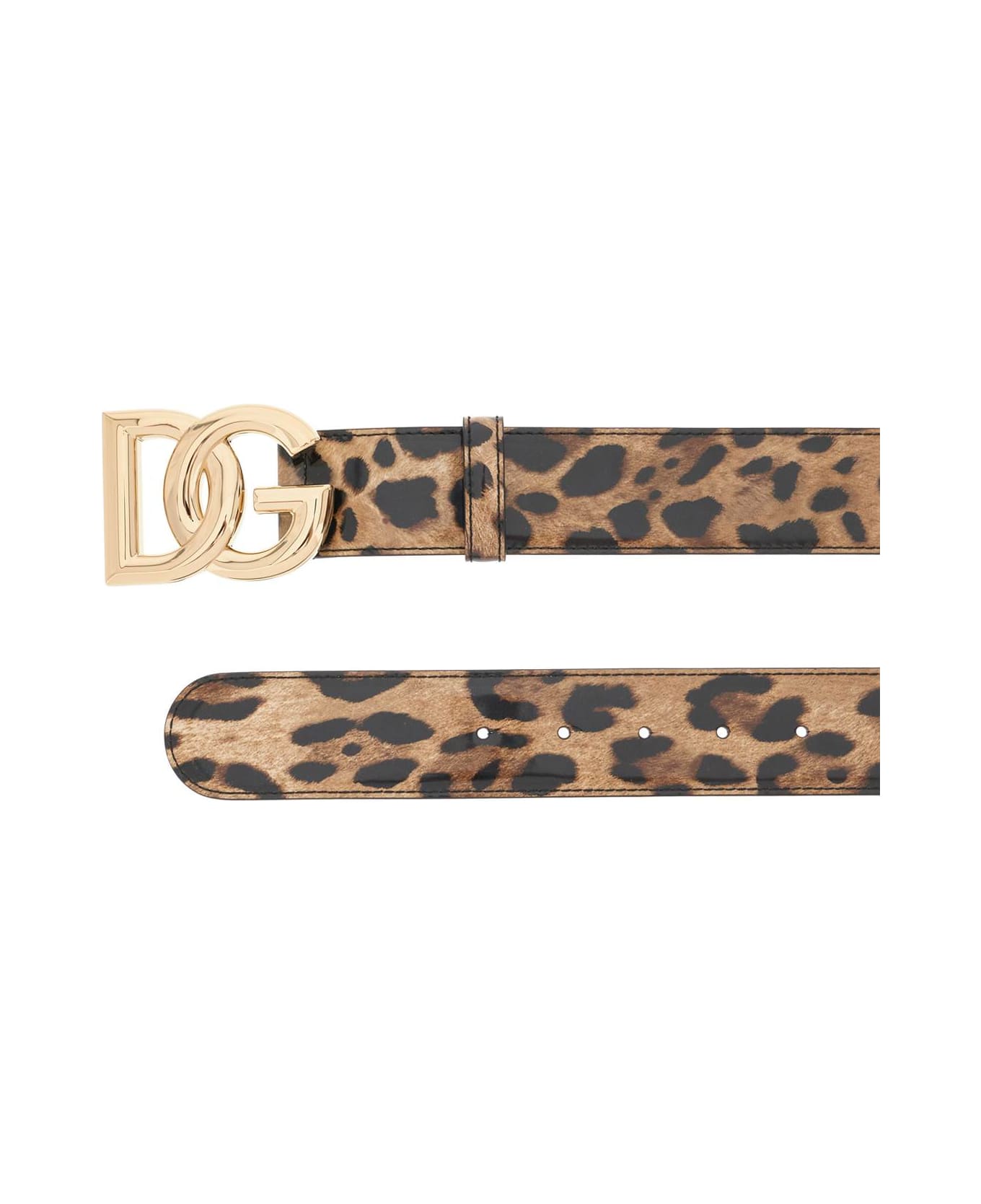 Dolce & Gabbana Leo Dg Logo Belt - LEO (Beige)