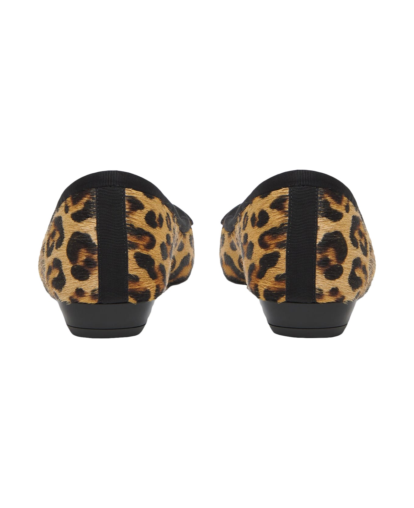 Alexander McQueen Armadillo Ballerinas In Leopard/black - LEOPARDBLACK
