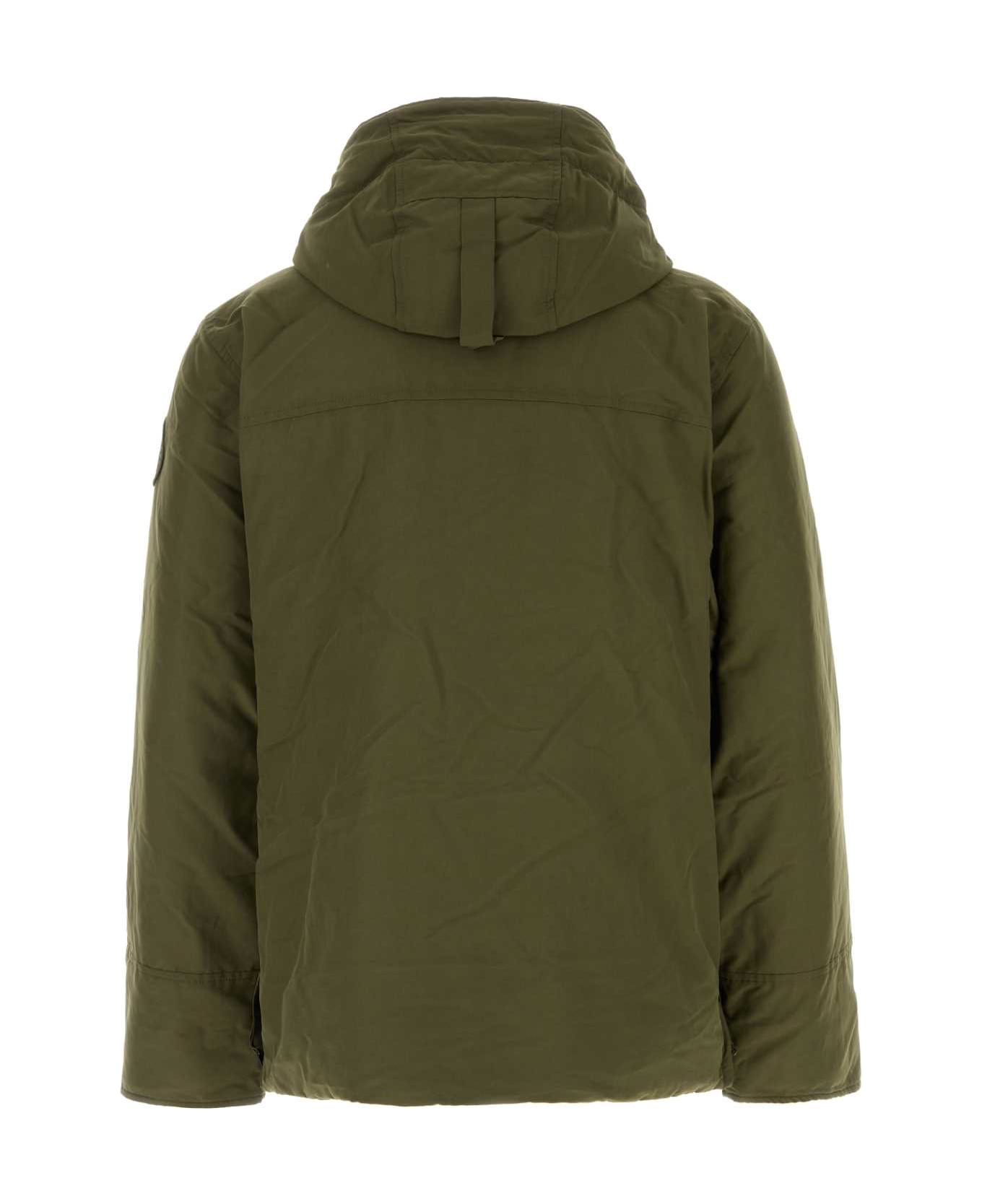 Canada Goose Army Green Cotton Blend Maitland Down Jacket - Green ダウンジャケット
