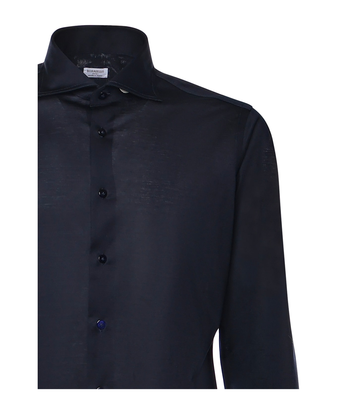 Borriello Napoli Cotton Shirt - Blue