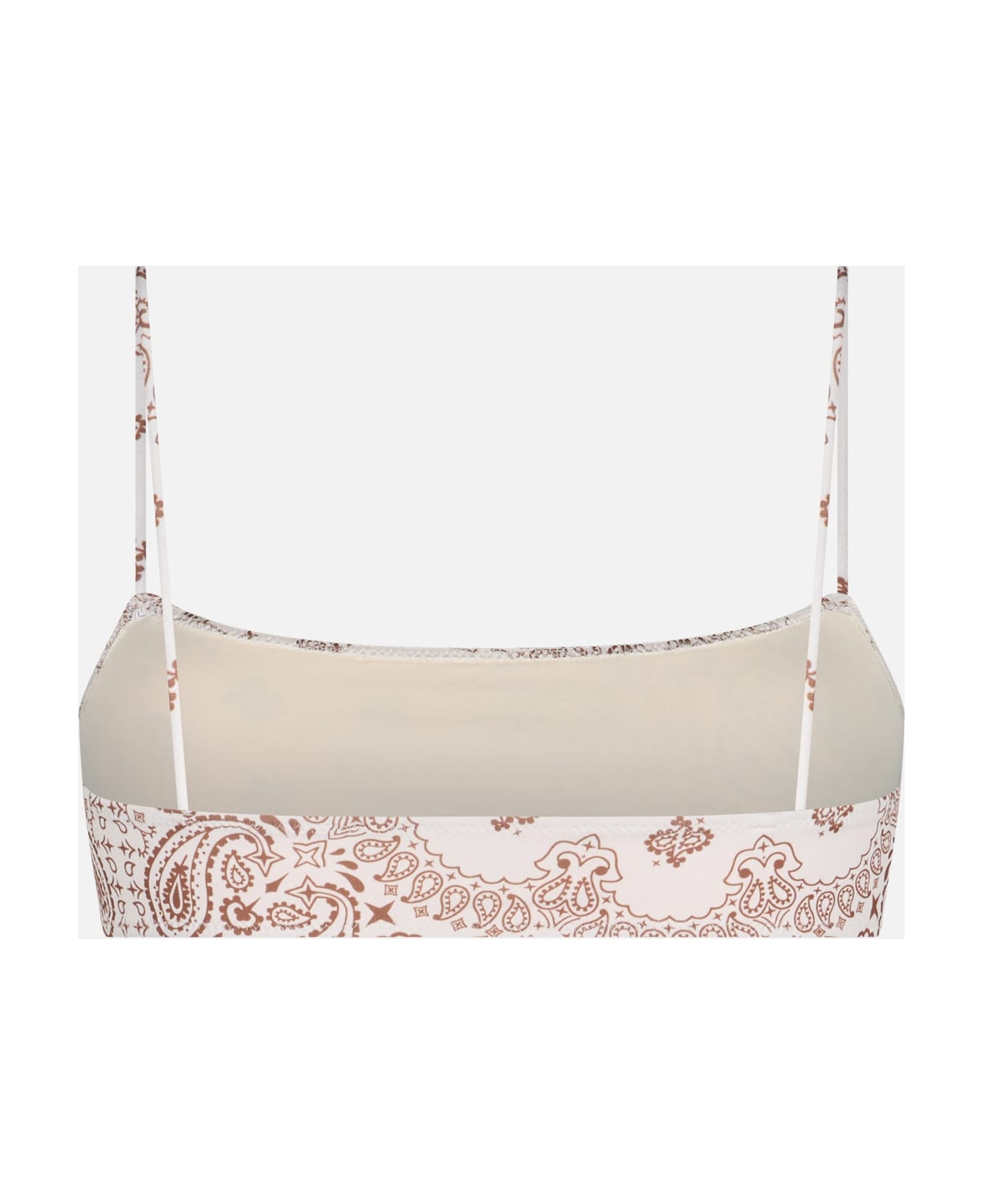 MC2 Saint Barth Woman Bandanna Bralette Beach Top Sadie - WHITE