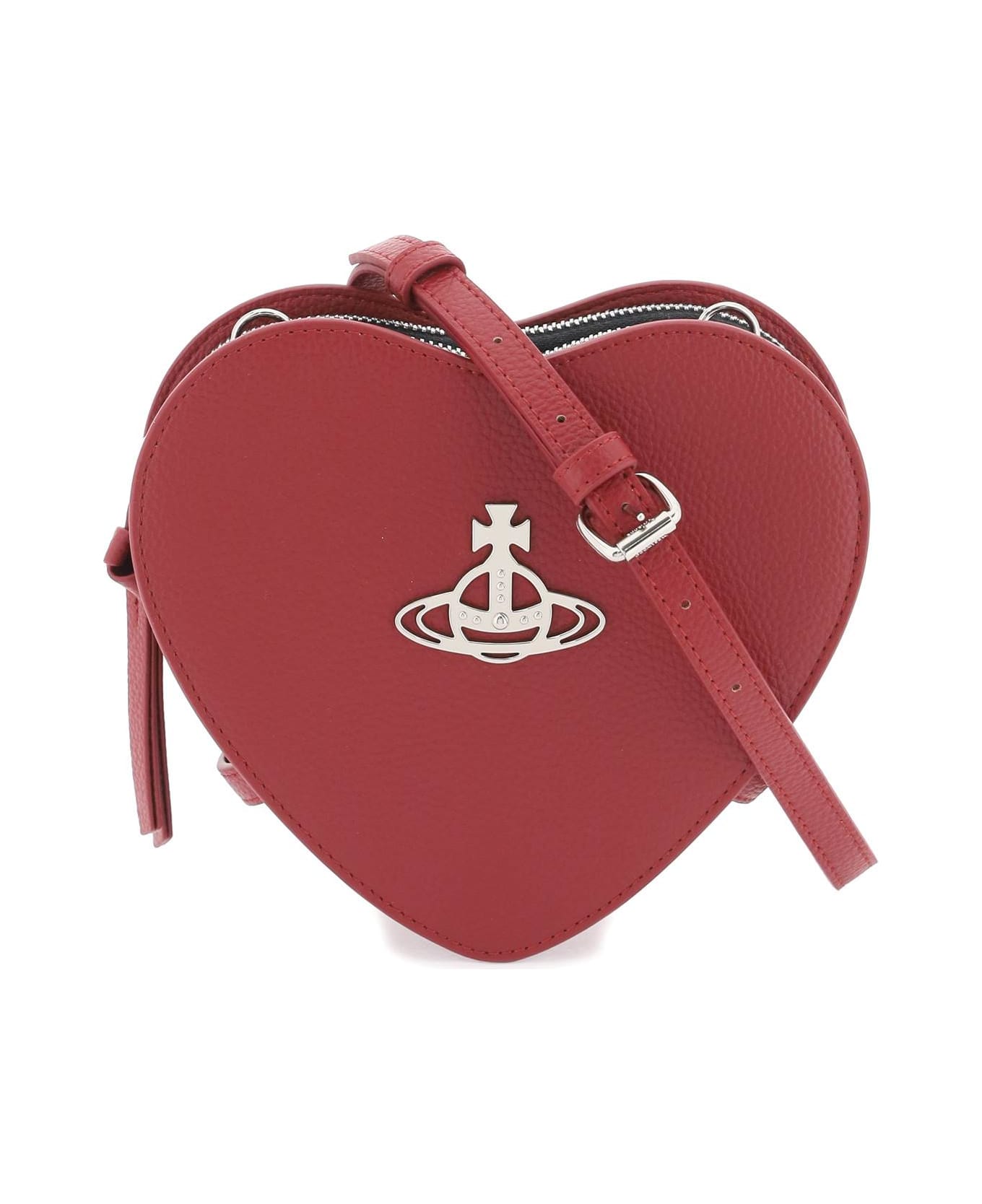 Vivienne Westwood Louise Heart Crossbody Bag - RED (Red)