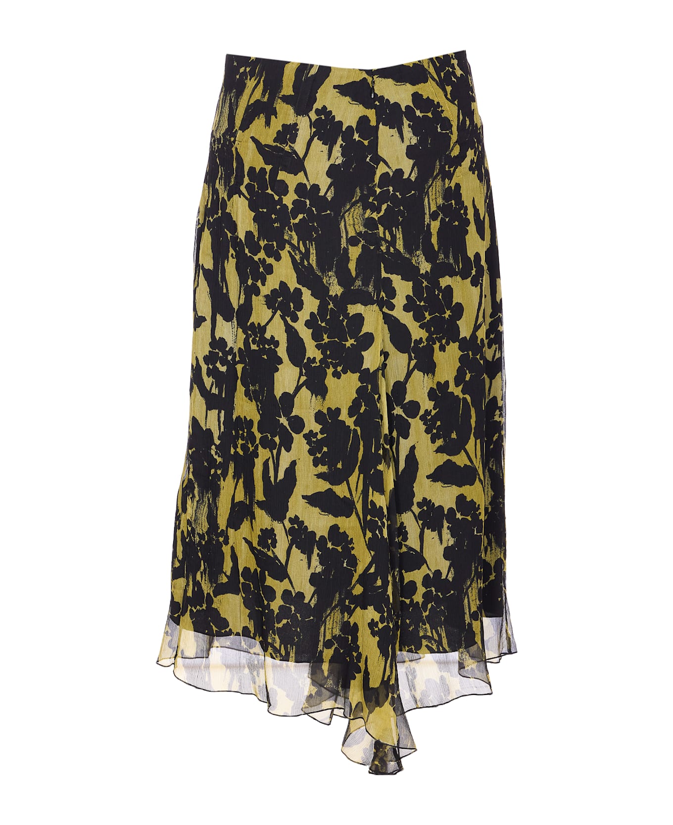 Victoria Beckham Corset Detail Skirt - Green