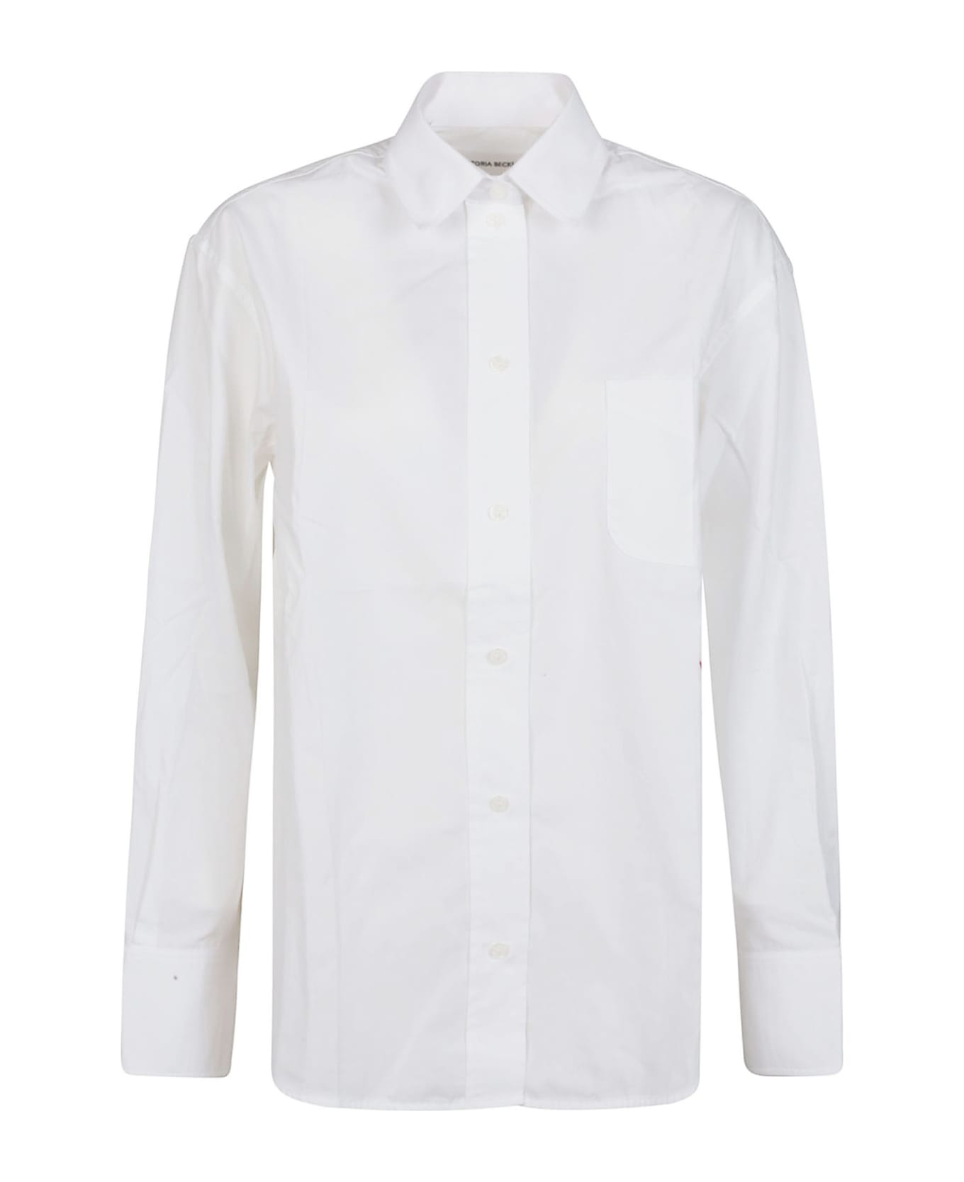 Victoria Beckham Oversized Long Sleeve Shirt - White
