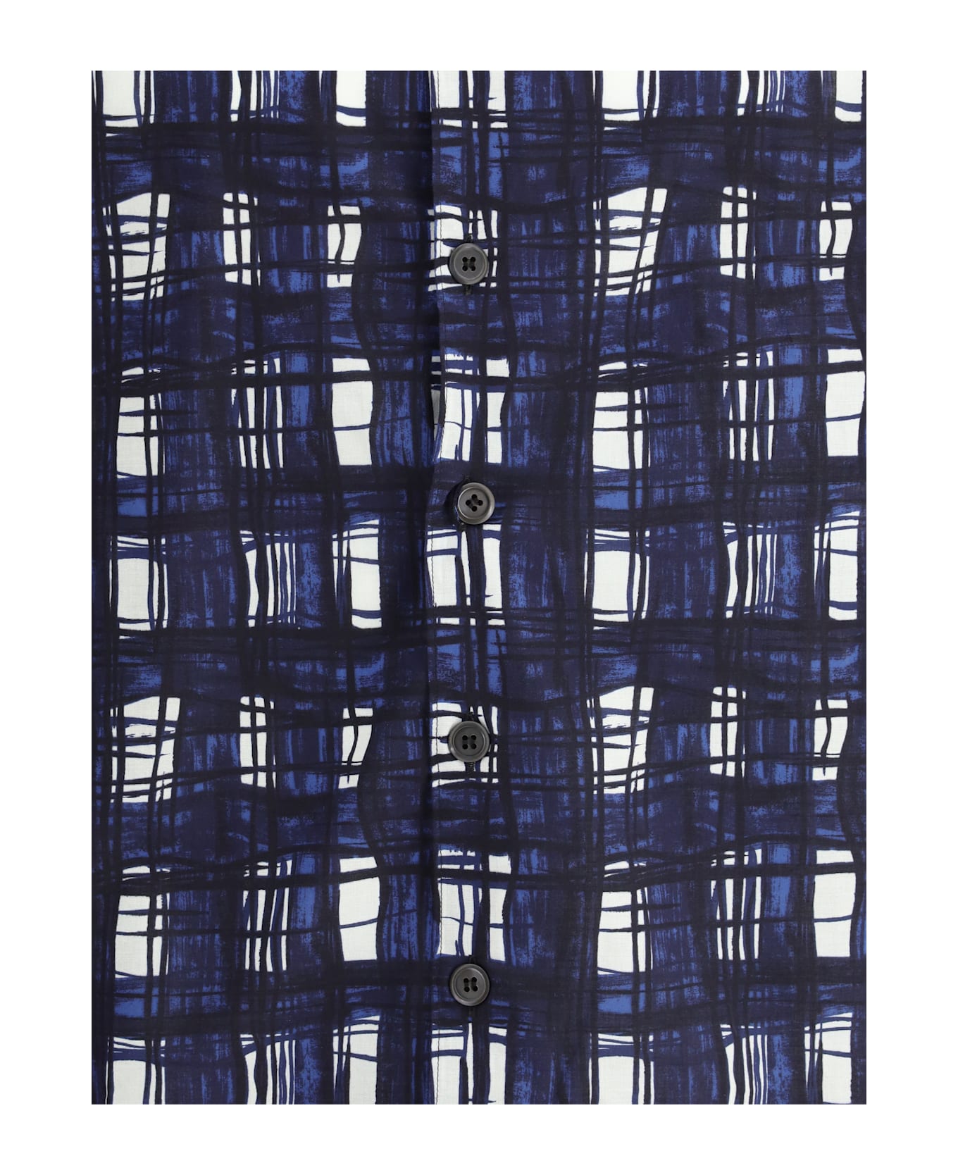 Prada Madras Check Pattern Shirt