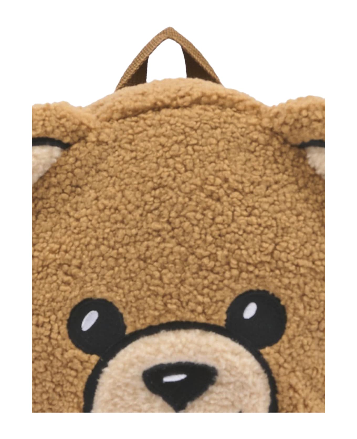 Moschino Brown Backpack For Babykids With Teddy Bear - Brown