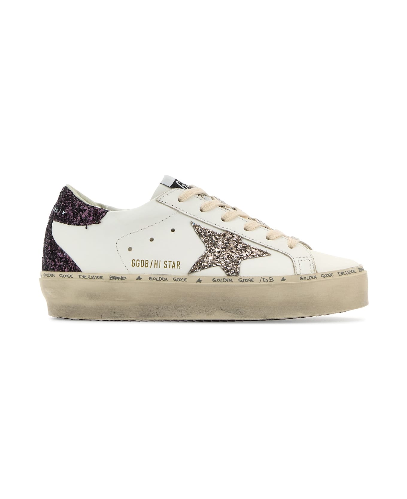 Golden Goose Sneakers - WHITECINDERCABERNET