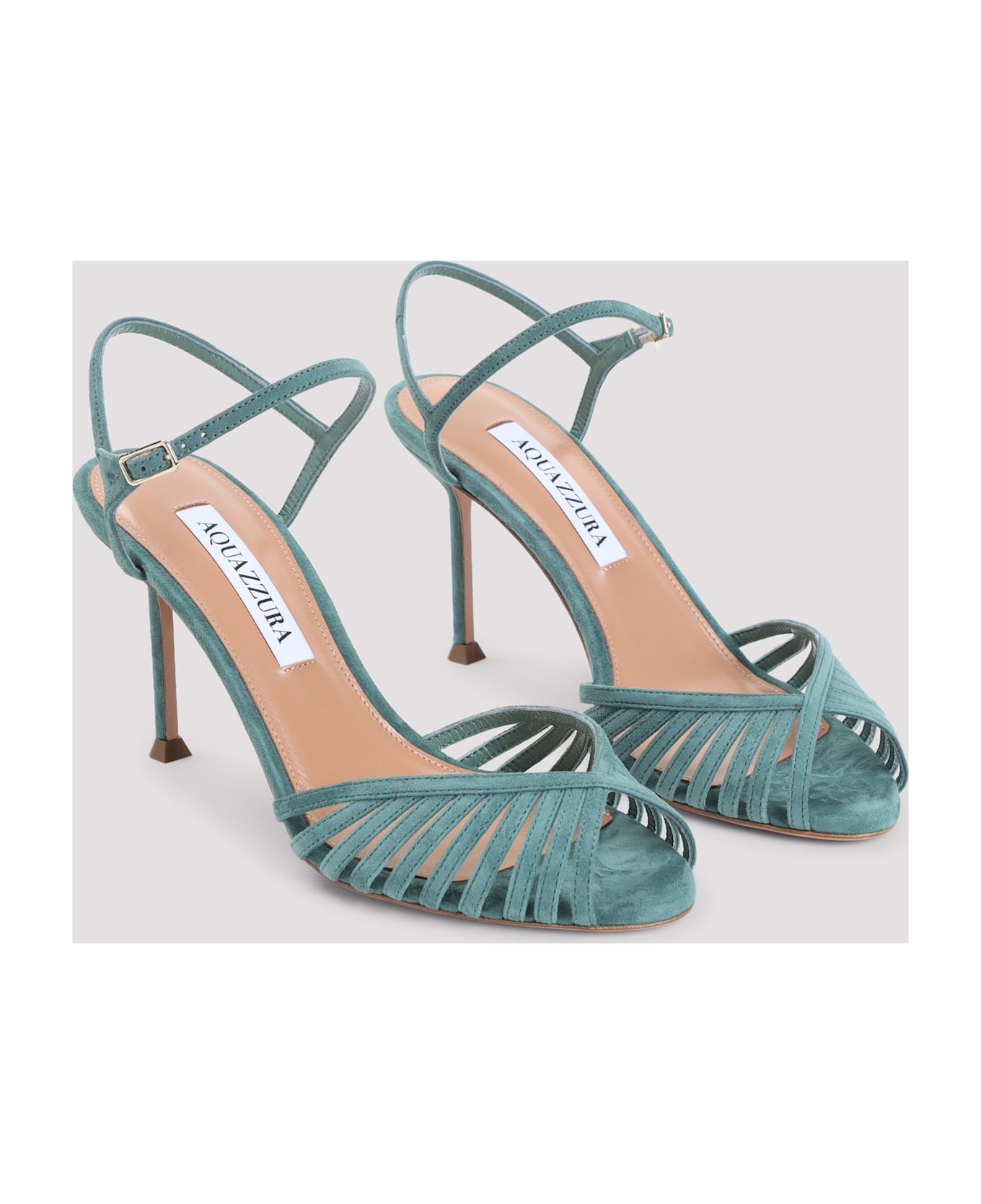 Aquazzura Hold Me Sandal - Lge Light Teal