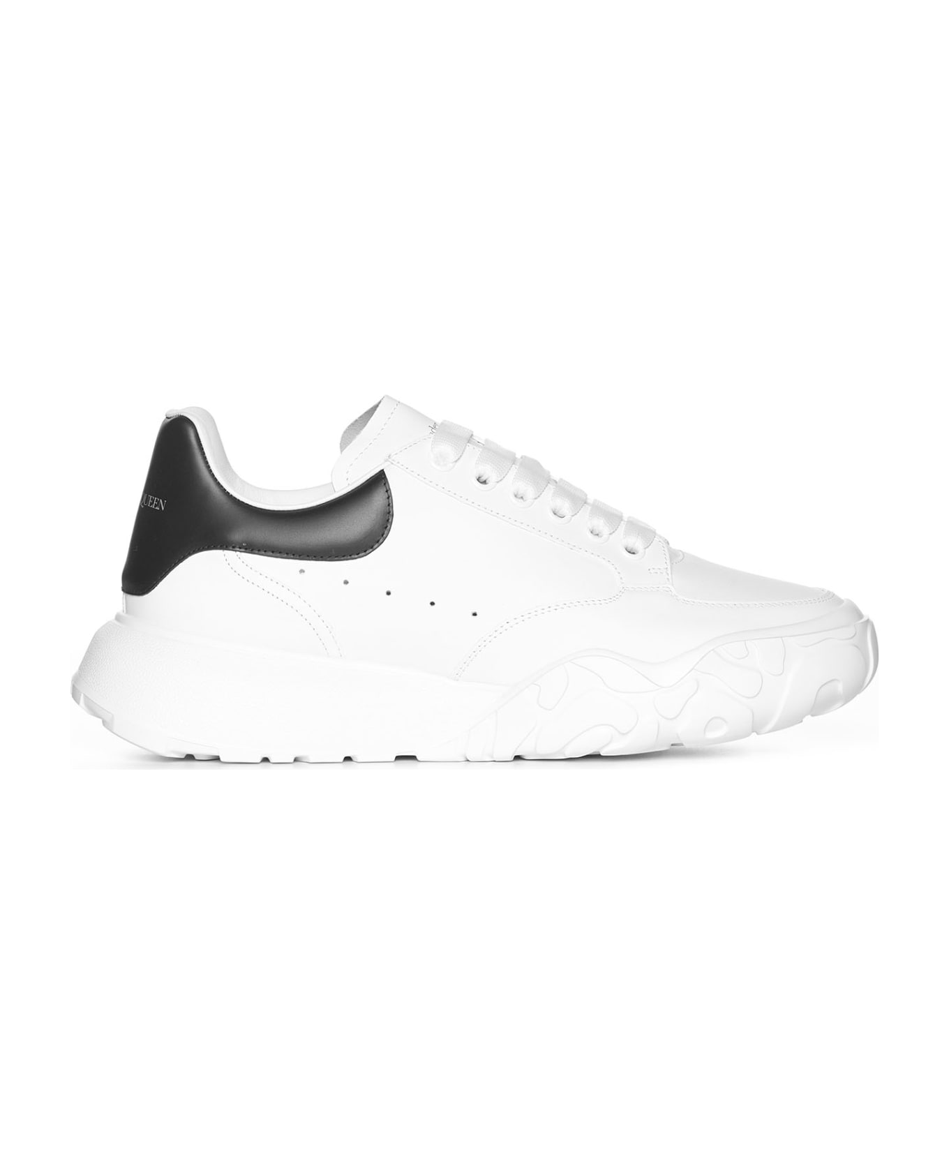 Alexander McQueen Court Sneakers - White/white/black
