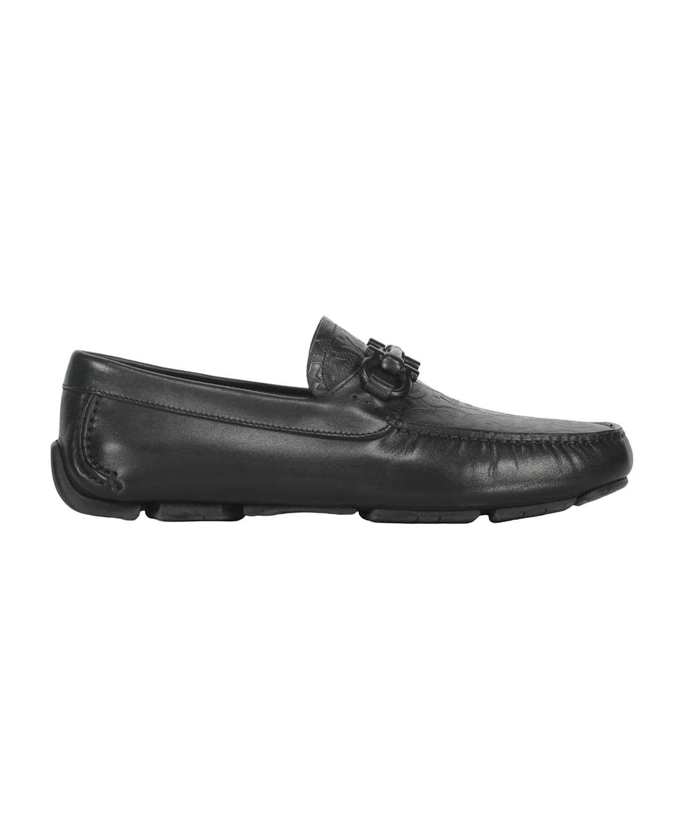 Ferragamo Gancin Driver Loafer - black
