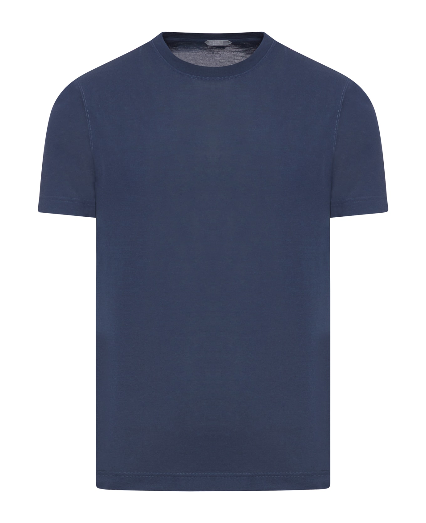 Zanone Tshirt Ss - Blue