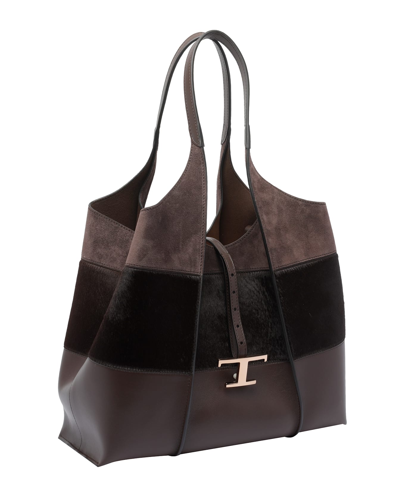 Tod
s Medium T Timeless Handbag - Brown