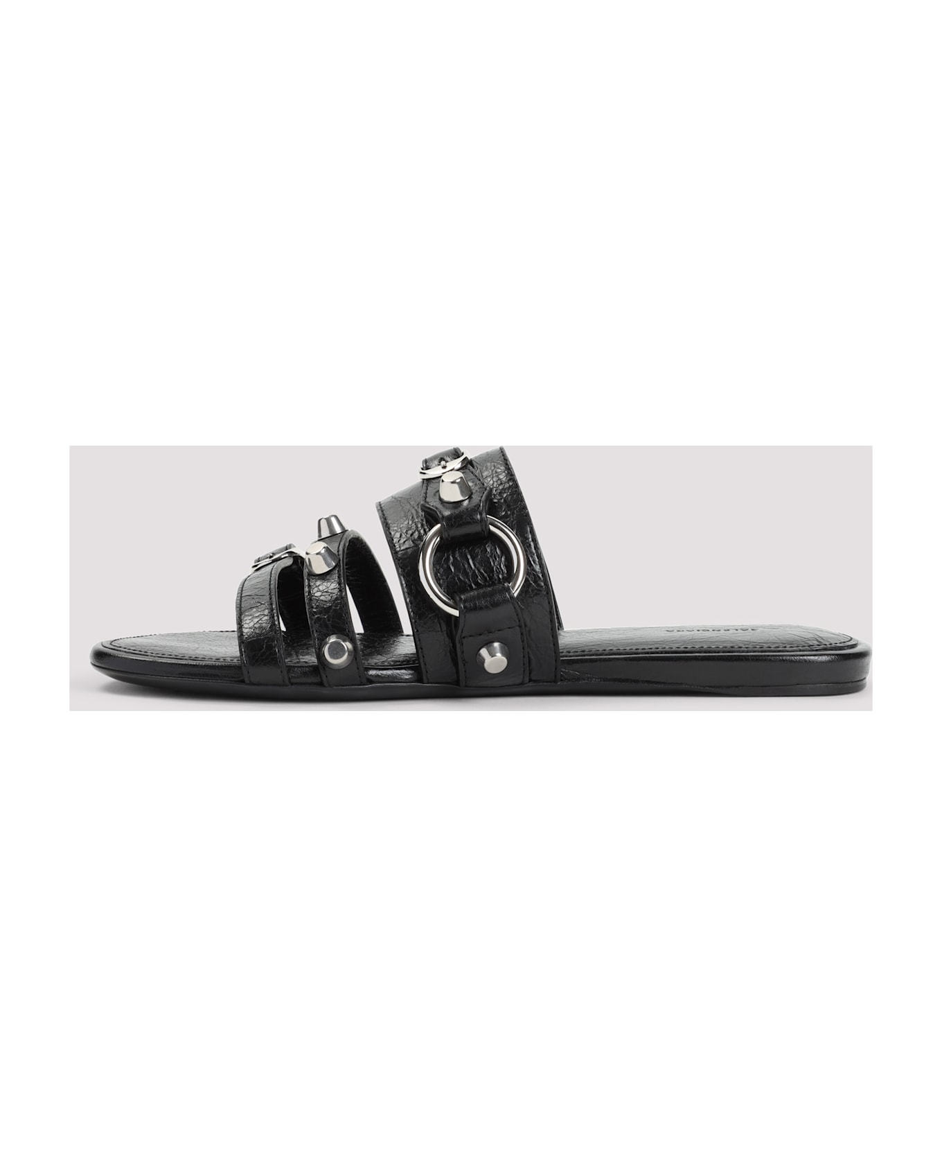 Balenciaga City Sandals - Black Silver
