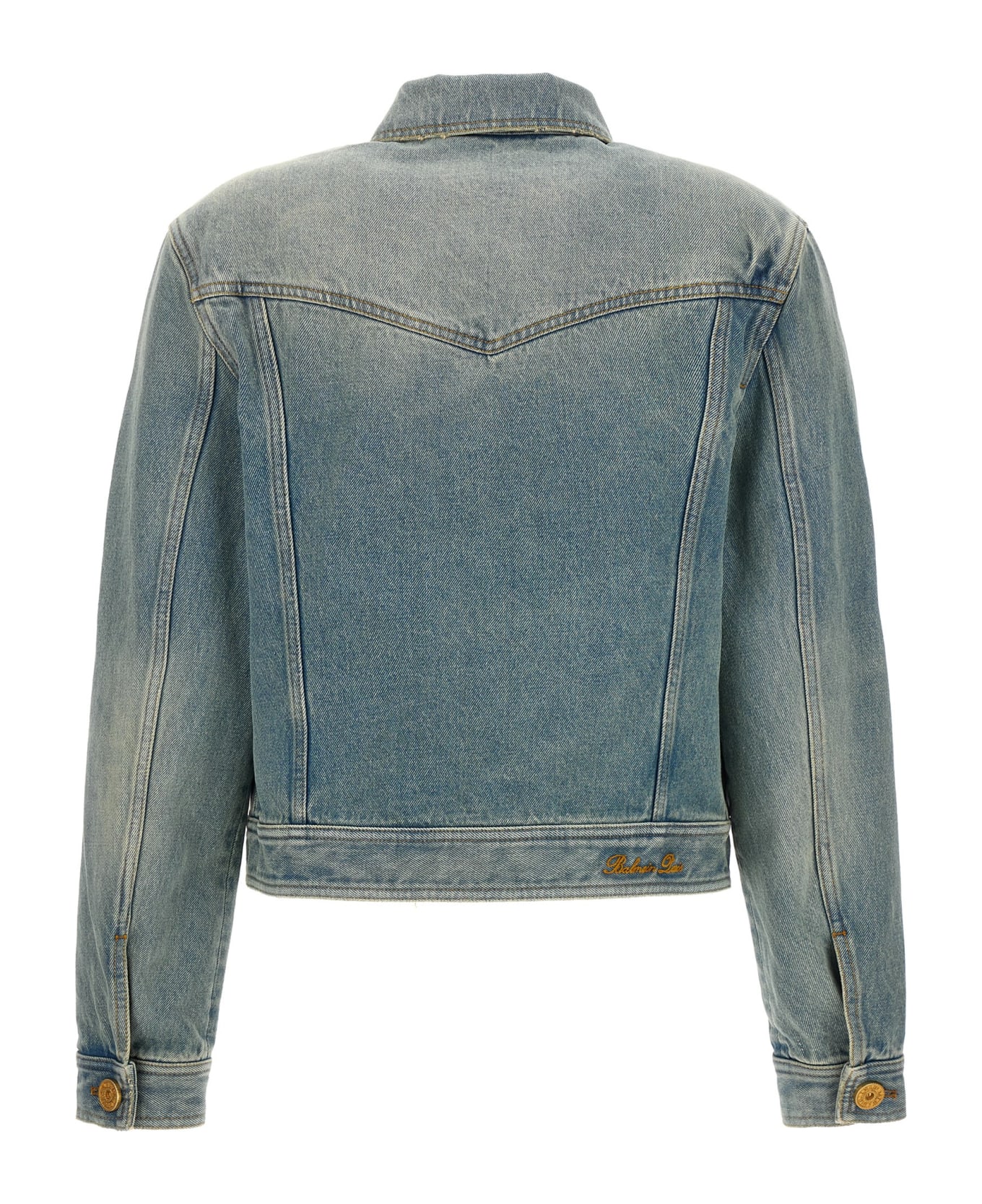 Balmain Vintage Denim Jacket - Blue ジャケット