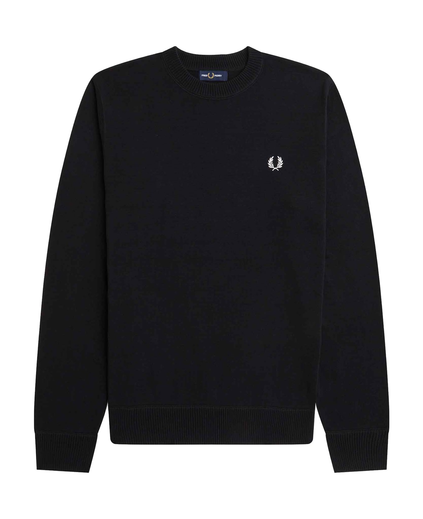 Fred Perry Jersey With Logo - NERO