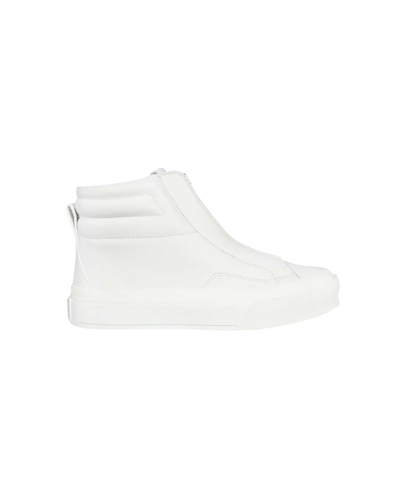 Givenchy Leather High-top Sneakers - White
