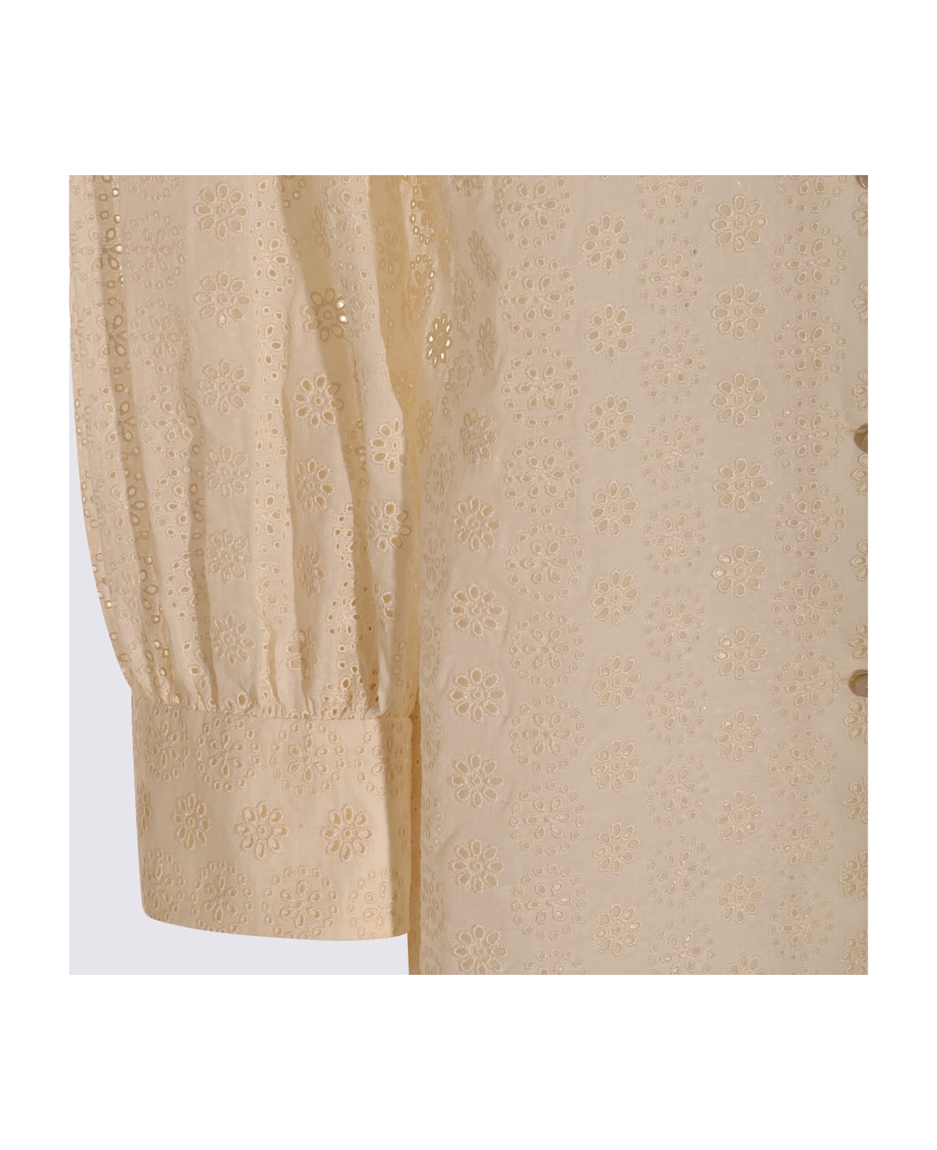 Valentino White Cotton Shirt - Ivory