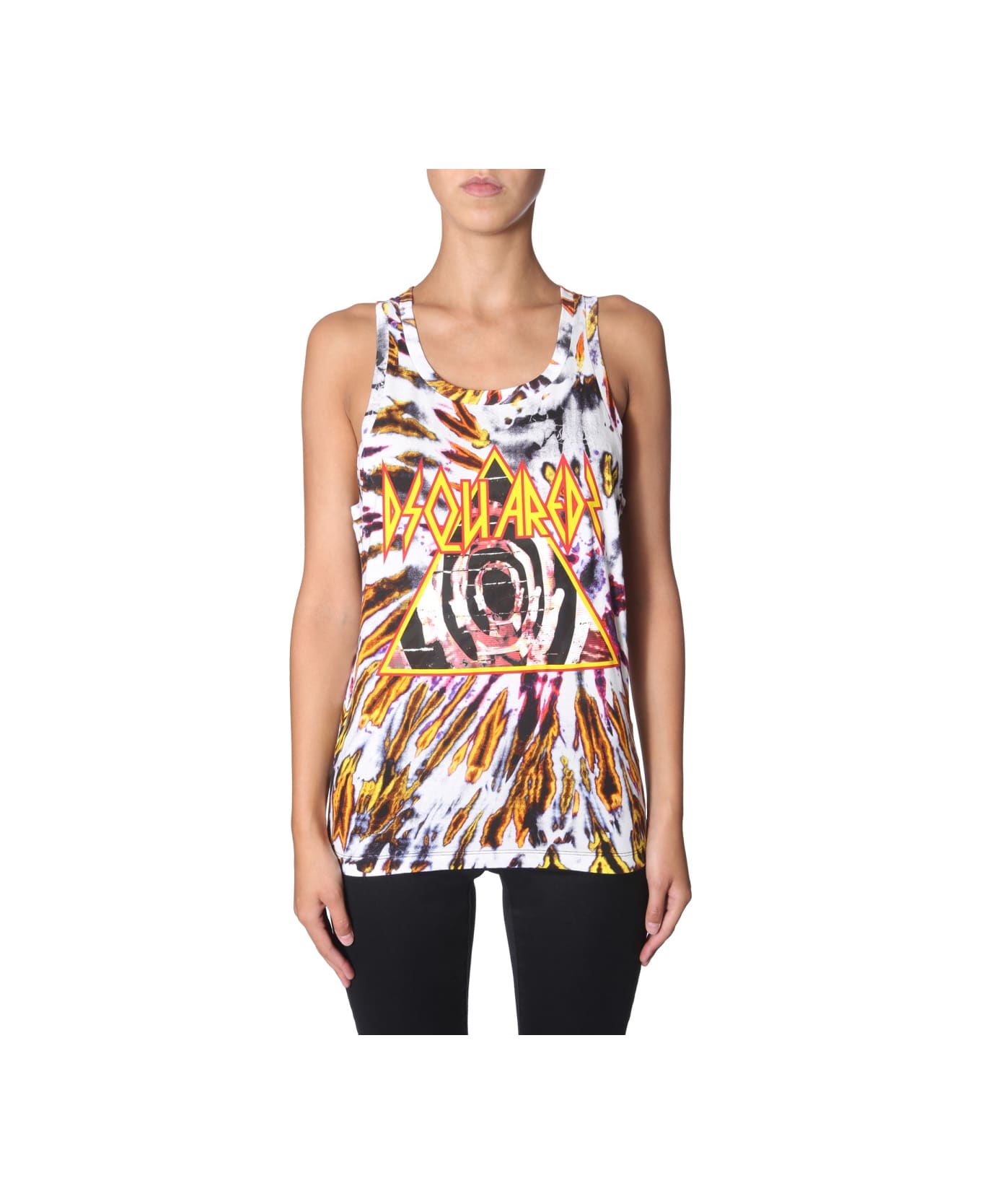 Dsquared2 Tie And Dye Print Top - MULTICOLOUR