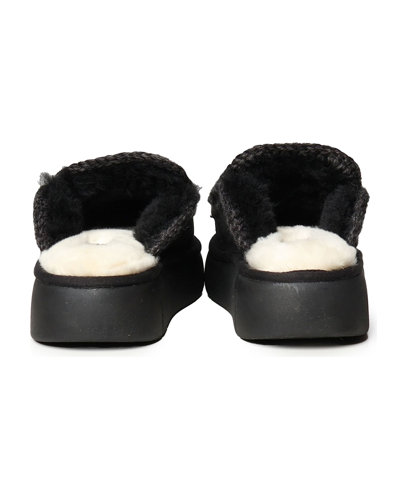 Mou Bounce Clog Mules - Black