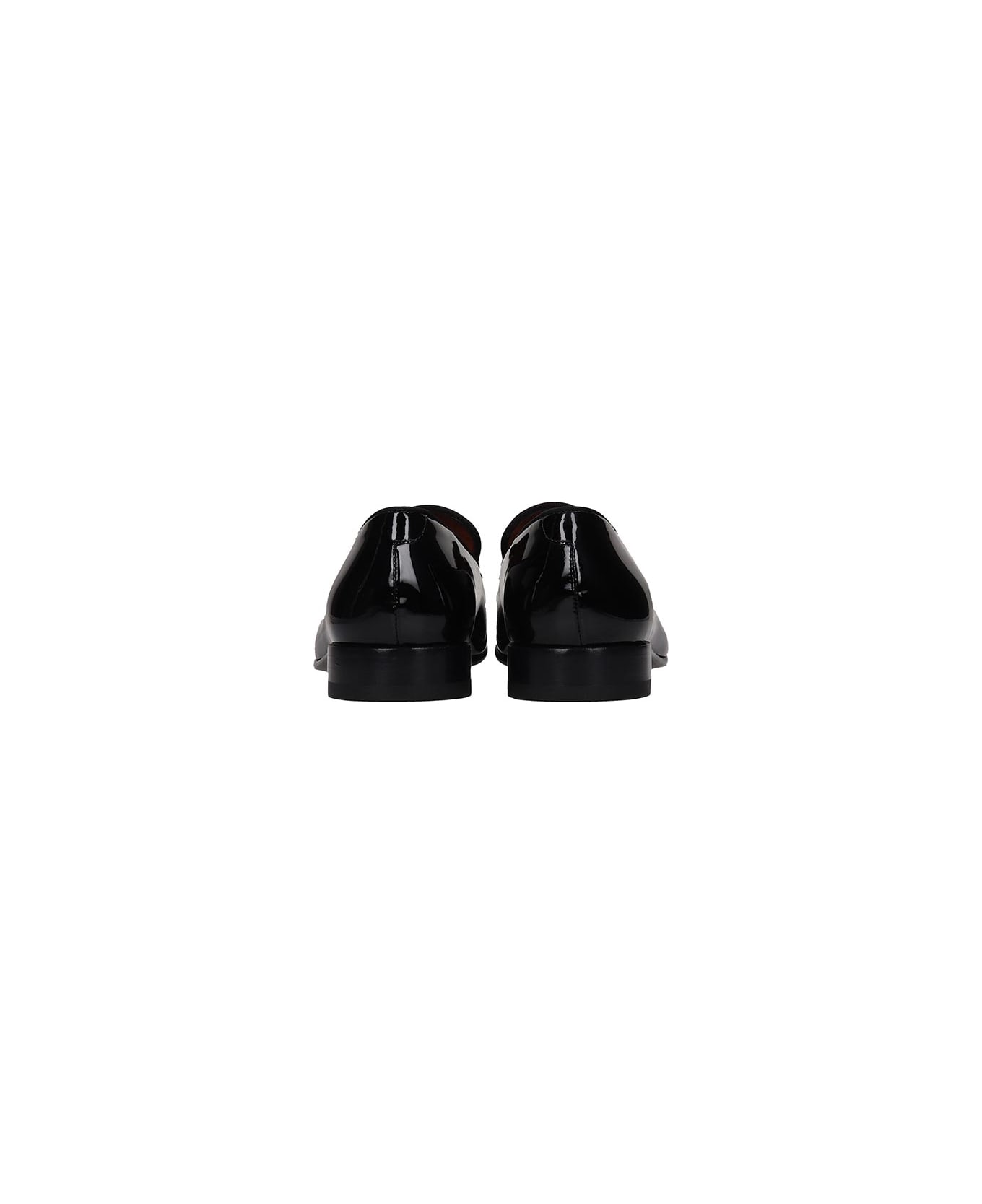 Malone Souliers Loafers In Black Patent Leather - black