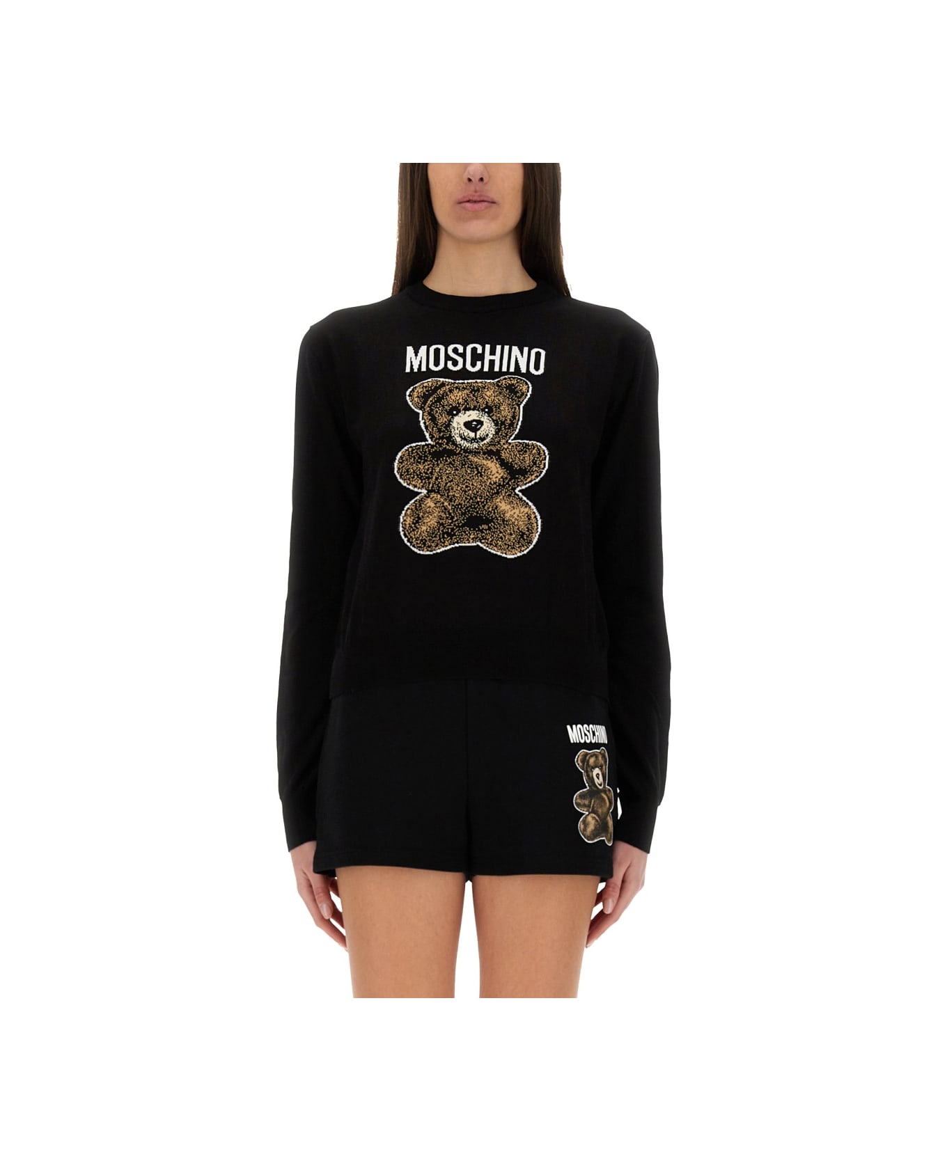 Moschino Teddy Bear Sweater - BLACK