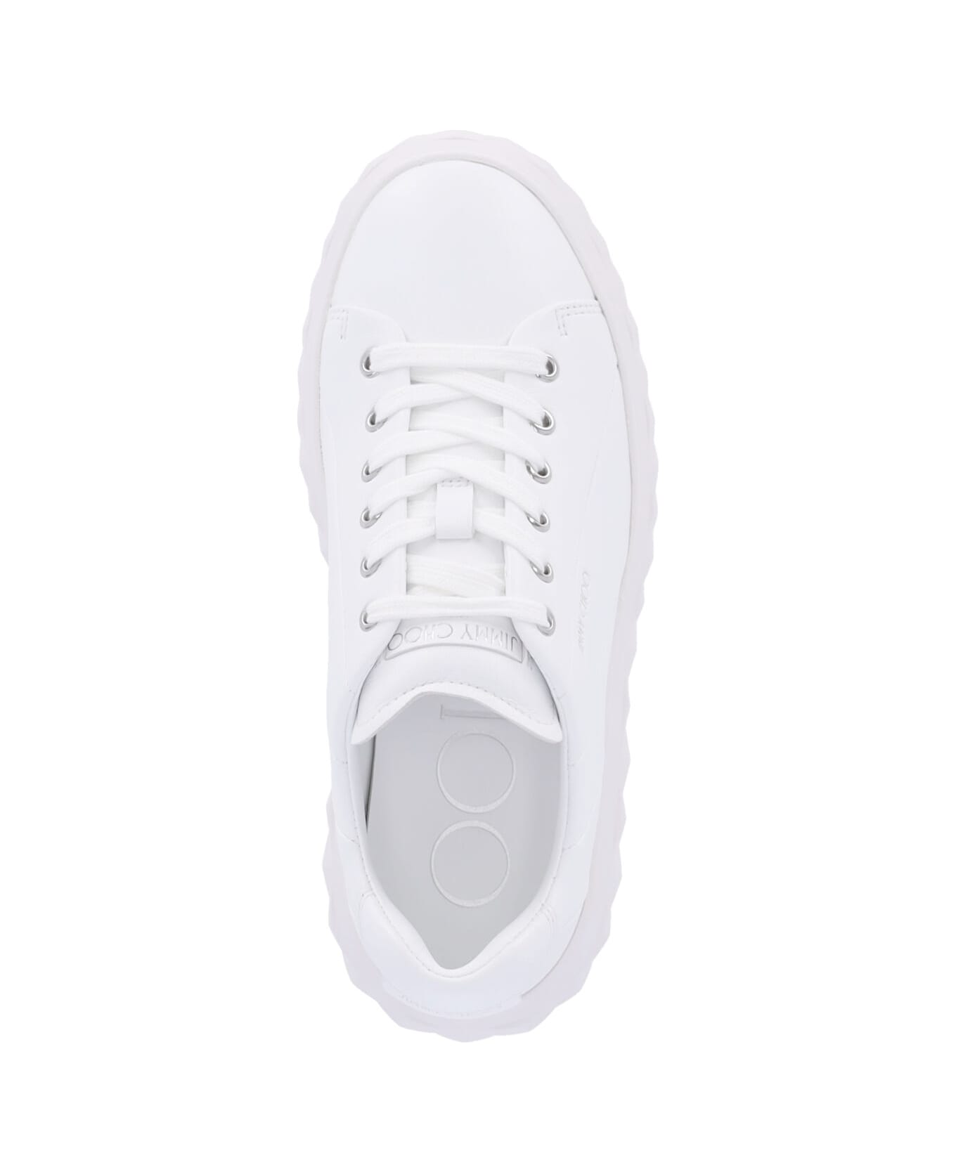 Jimmy Choo "diamond Light Maxi/f" Sneakers - White