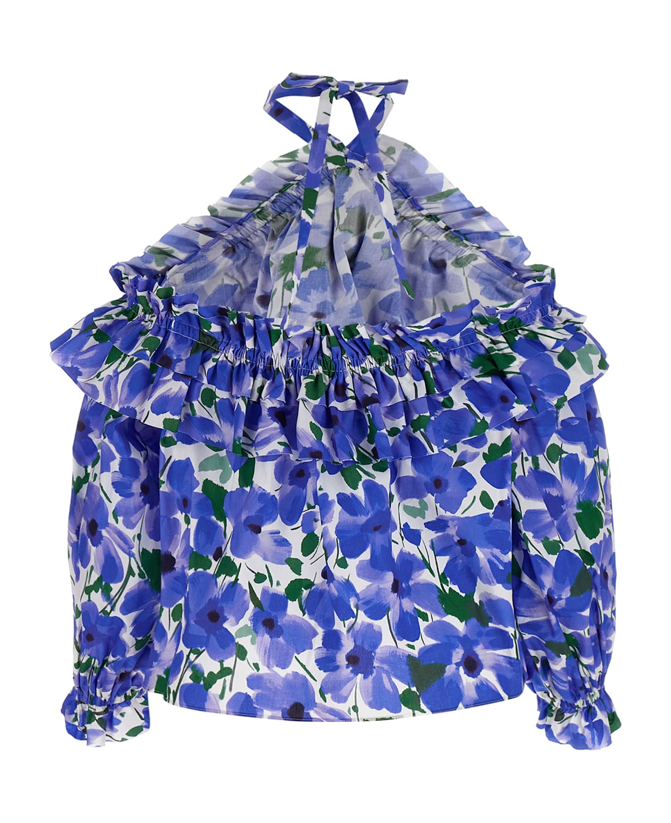 Carolina Herrera Floral Top - Multicolor