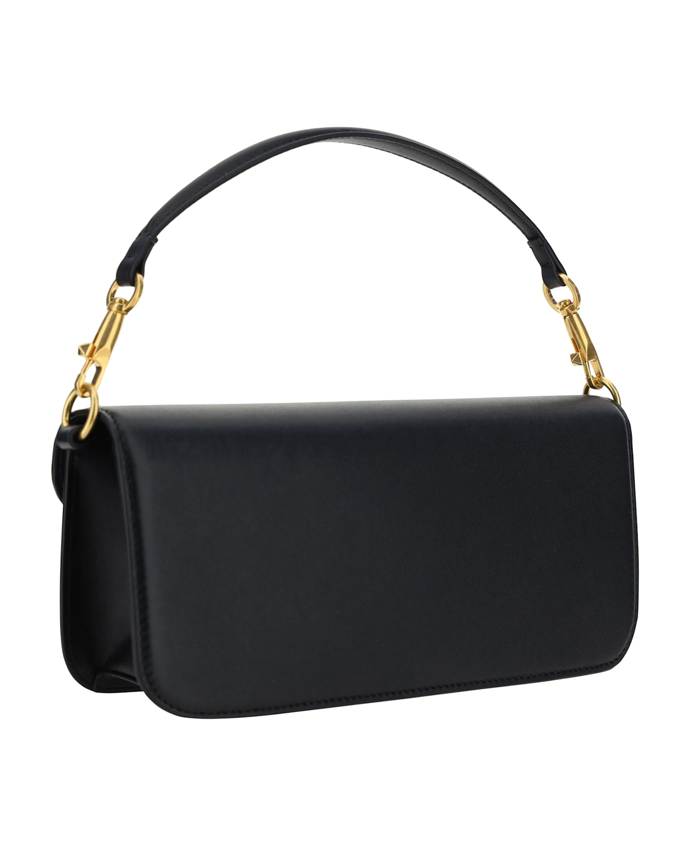 Valentino Garavani The Locò Leather Shoulder Bag - Nero