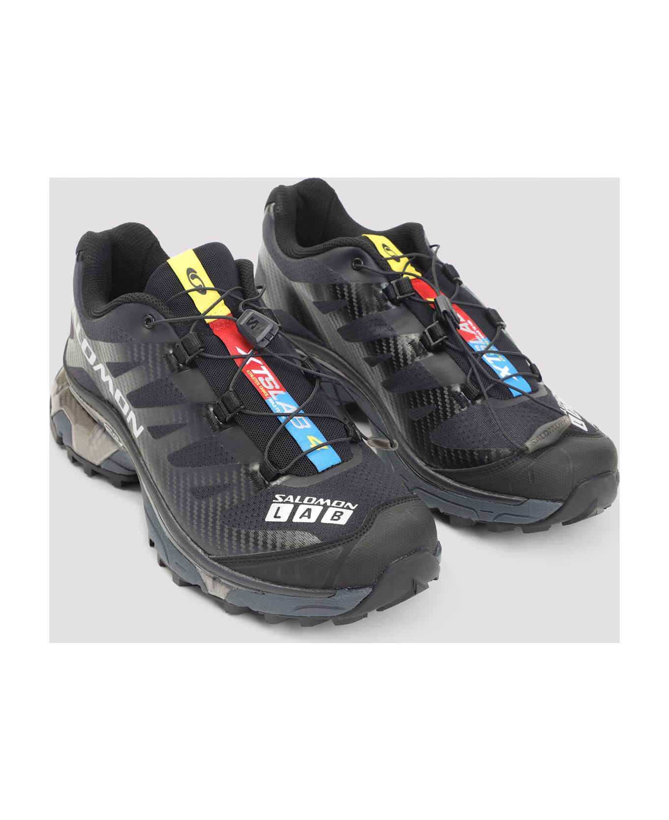 Salomon Xt-4 Og Sneakers - Black Ebony Silver Metallic X