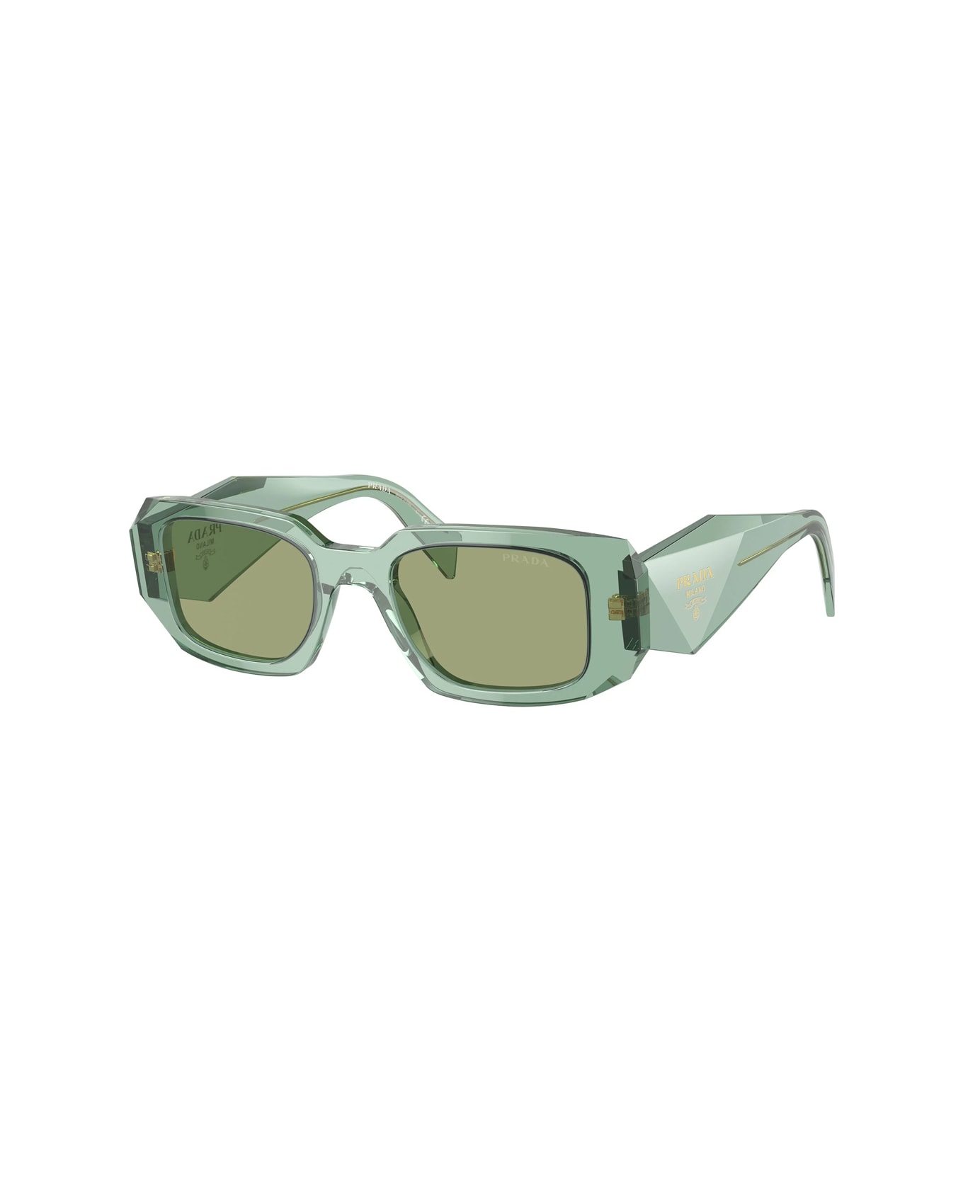 Prada Eyewear Pr17ws Symbole 11r10e Verde Salvia Sunglasses - Verde