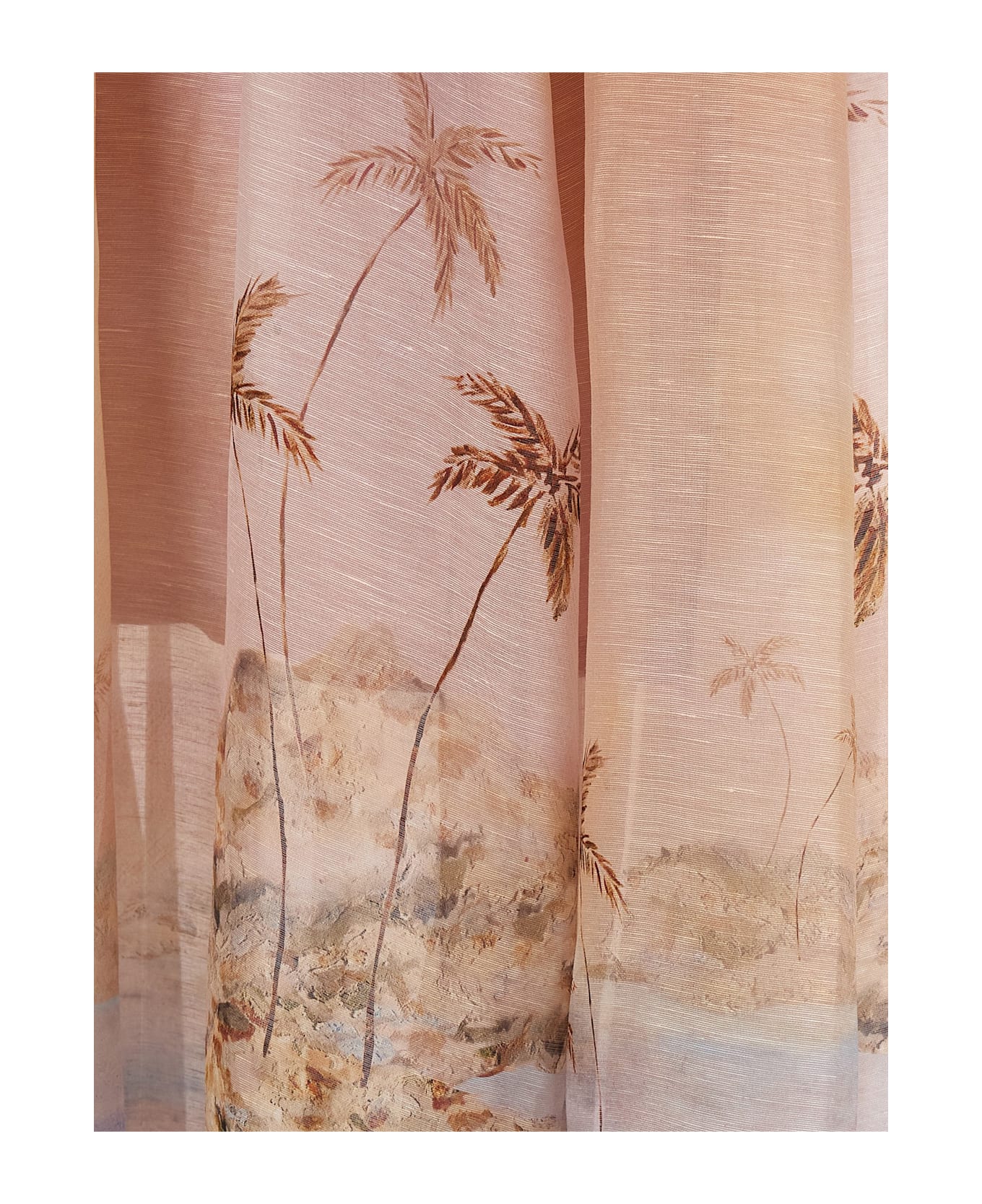 Zimmermann 
dawning Ruffle Maxi
 Dress - Pink
