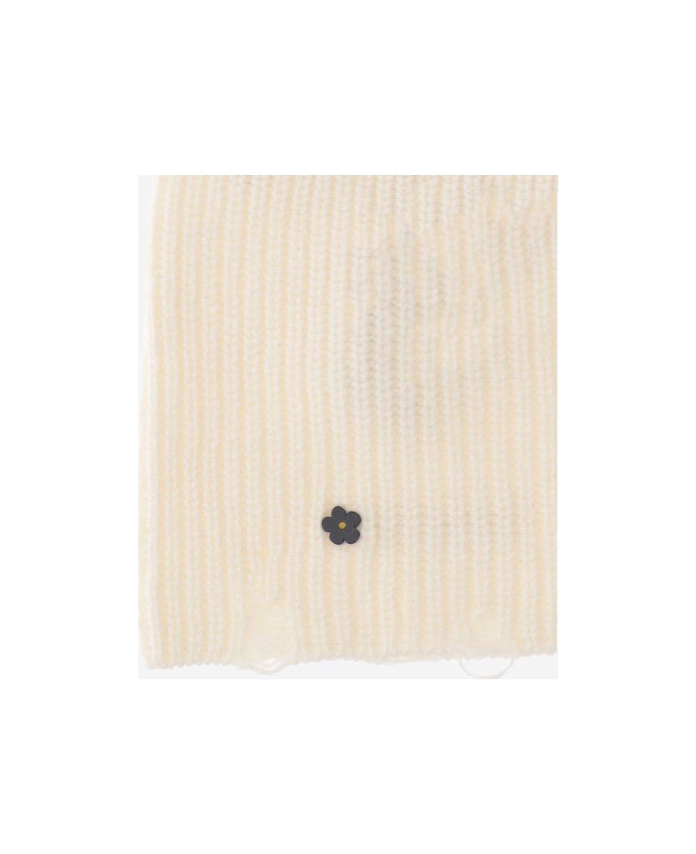 A Paper Kid Wool And Cashmere Beanie - Beige