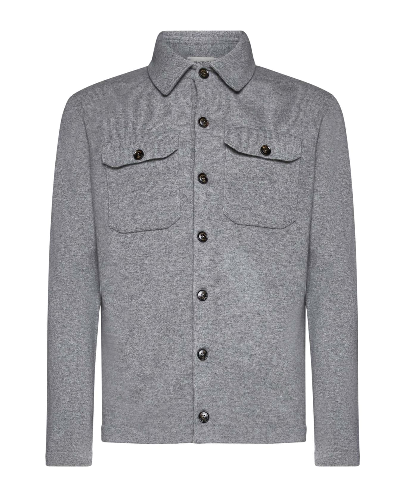 Piacenza Cashmere Shirt - Light grey