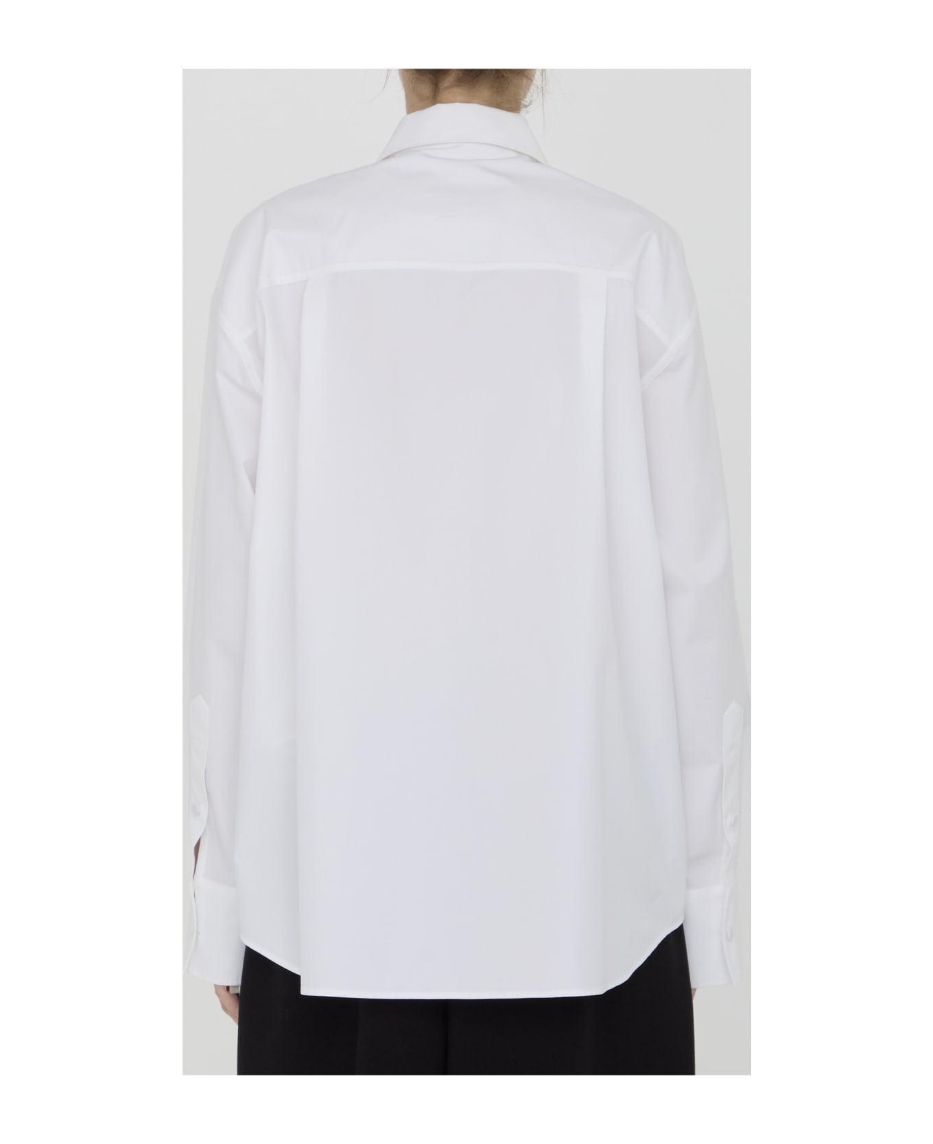 Valentino Garavani Compact Popeline Shirt - WHITE ブラウス