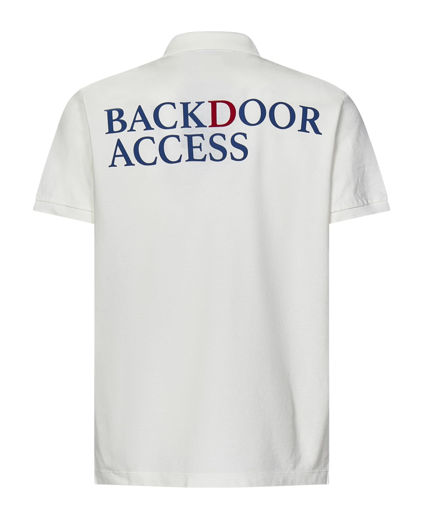 Dsquared2 Backdoor Access Tennis Fit Polo Shirt - White