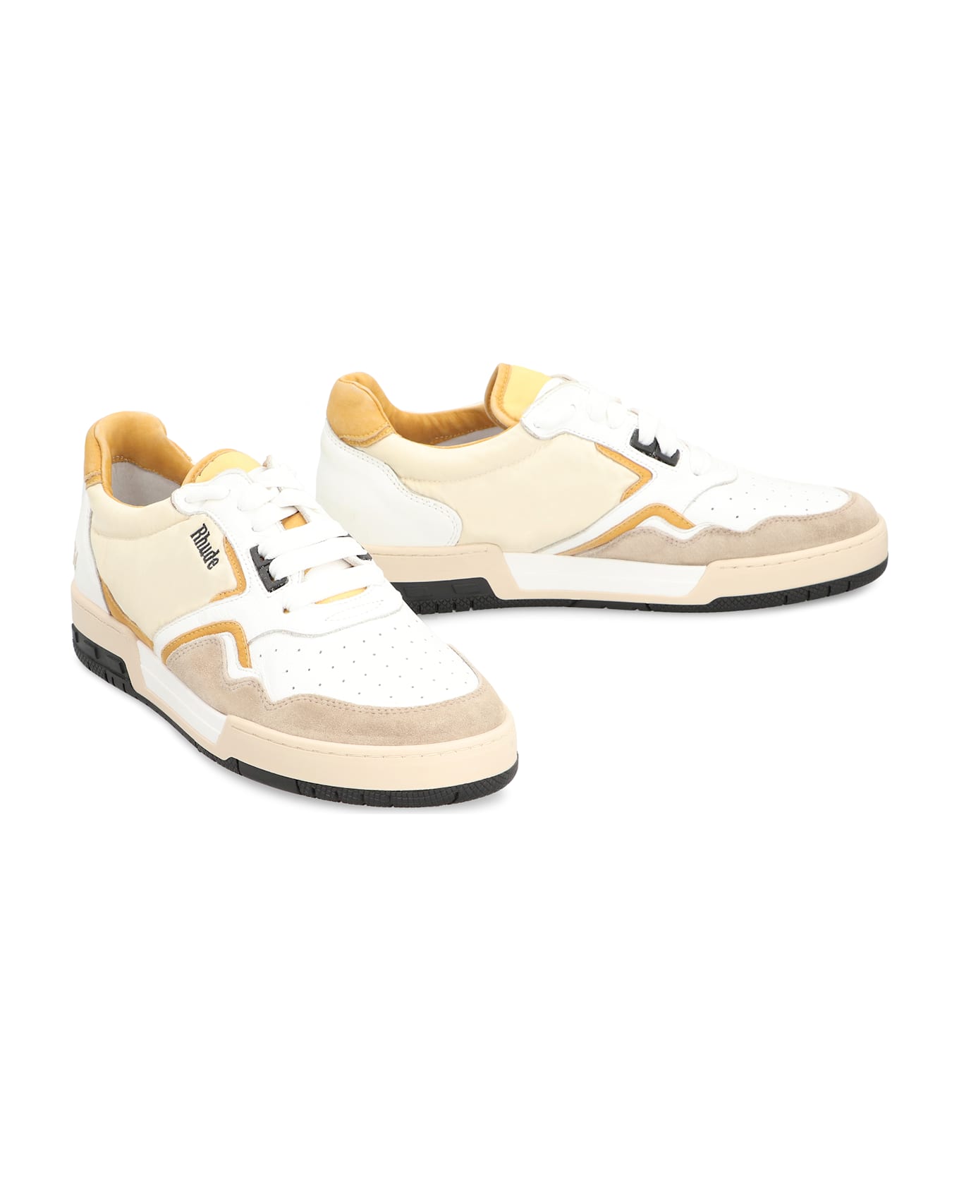 Rhude Racing Low-top Sneakers - White