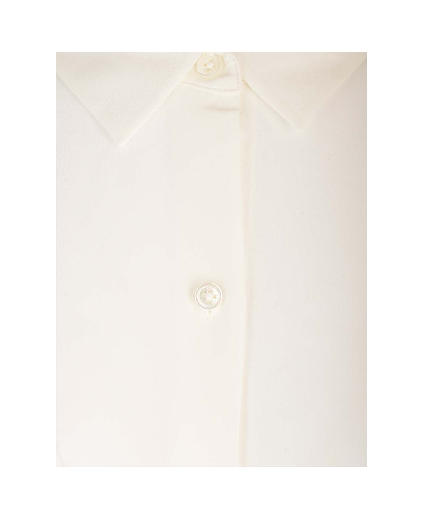 Equipment Washed Silk Shirt - White