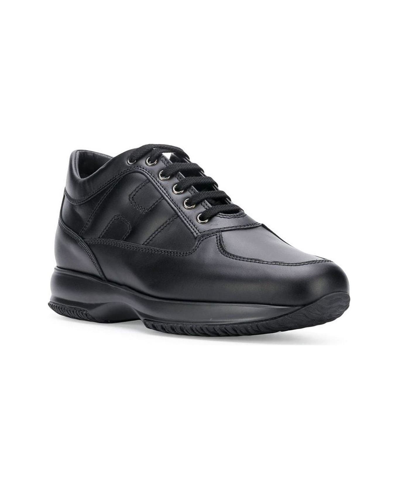 Hogan Interactive Lace-up Sneakers - Black