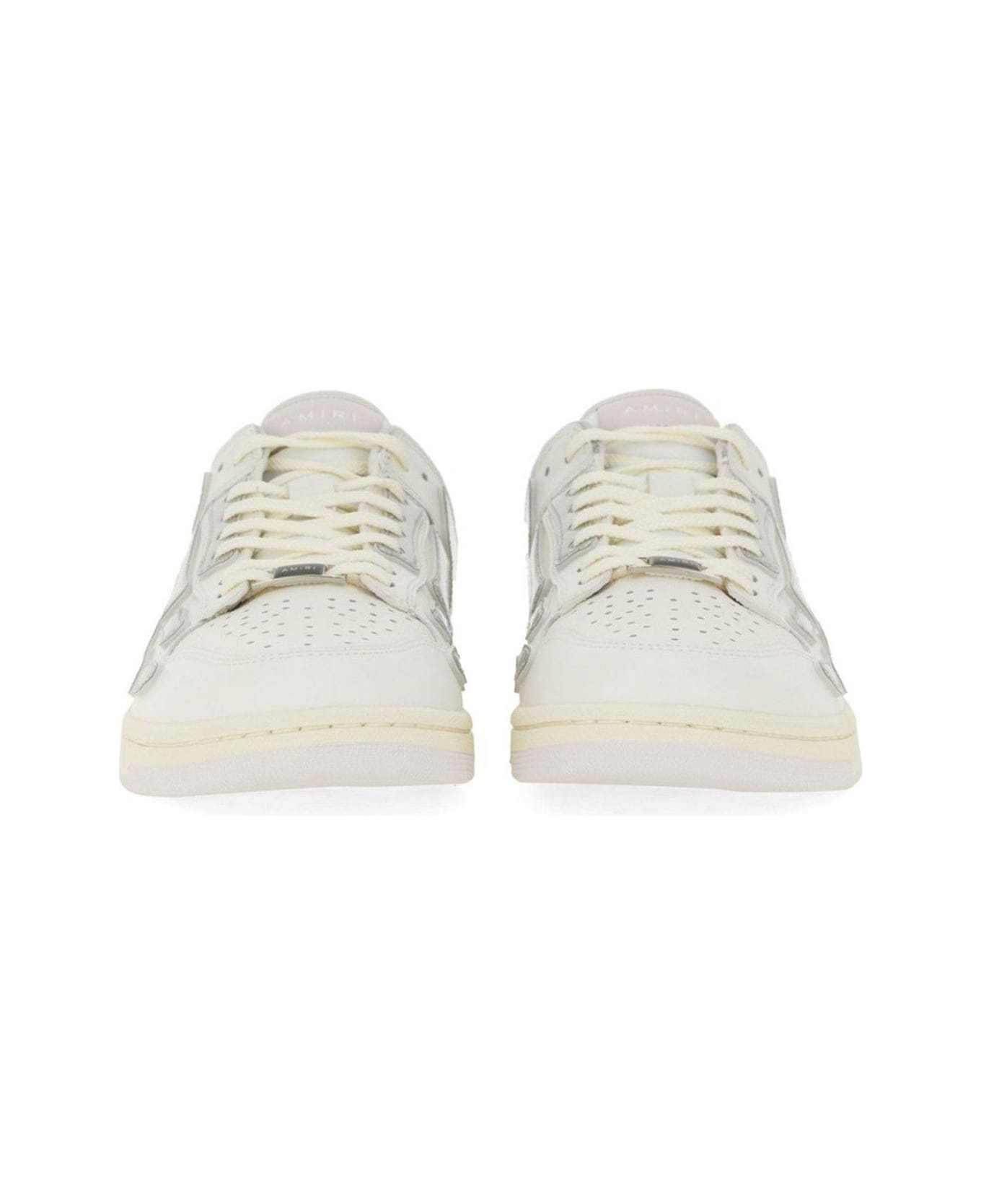 AMIRI Skel Top Lace-up Sneakers - White