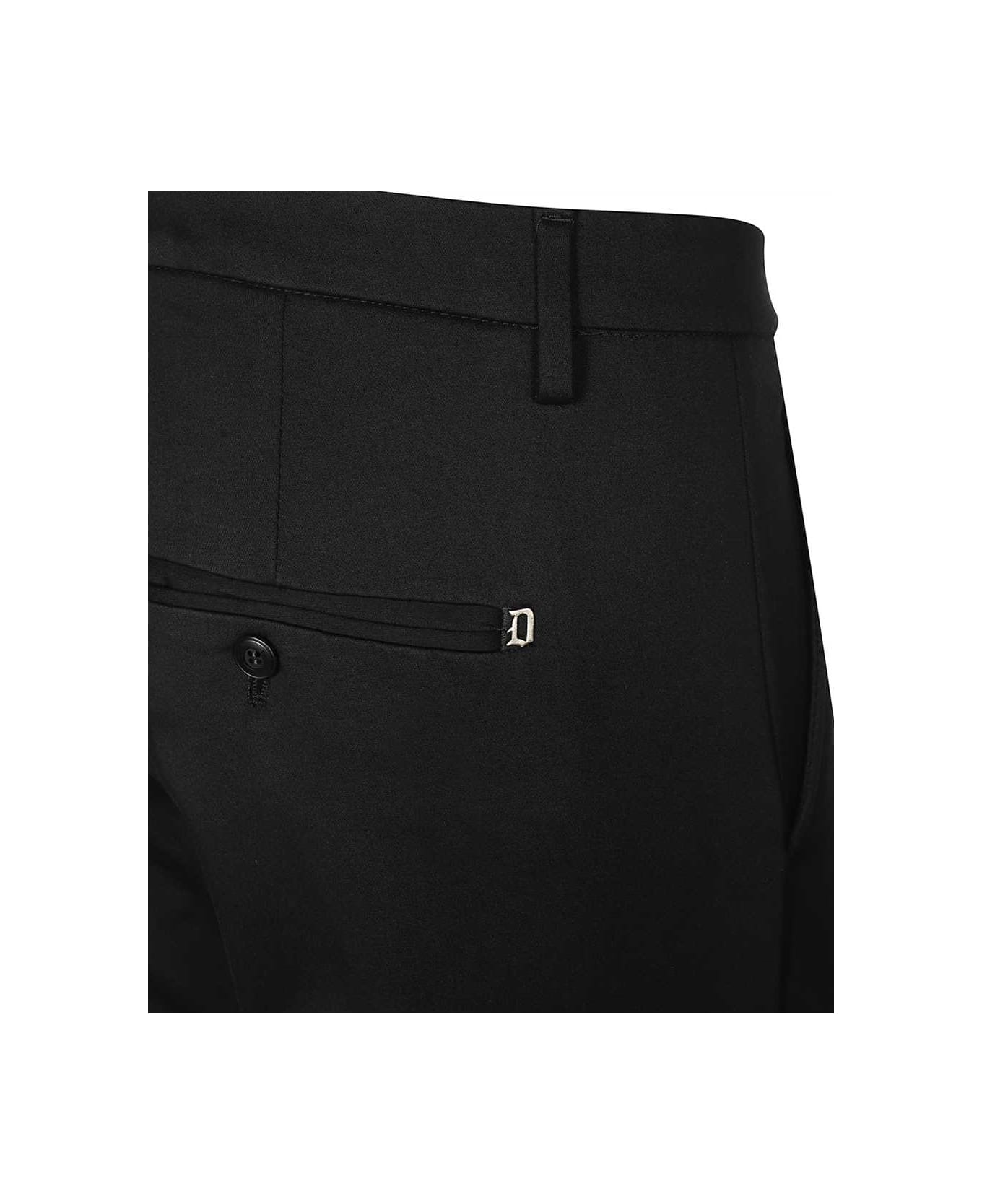 Dondup Long Trousers - black ボトムス