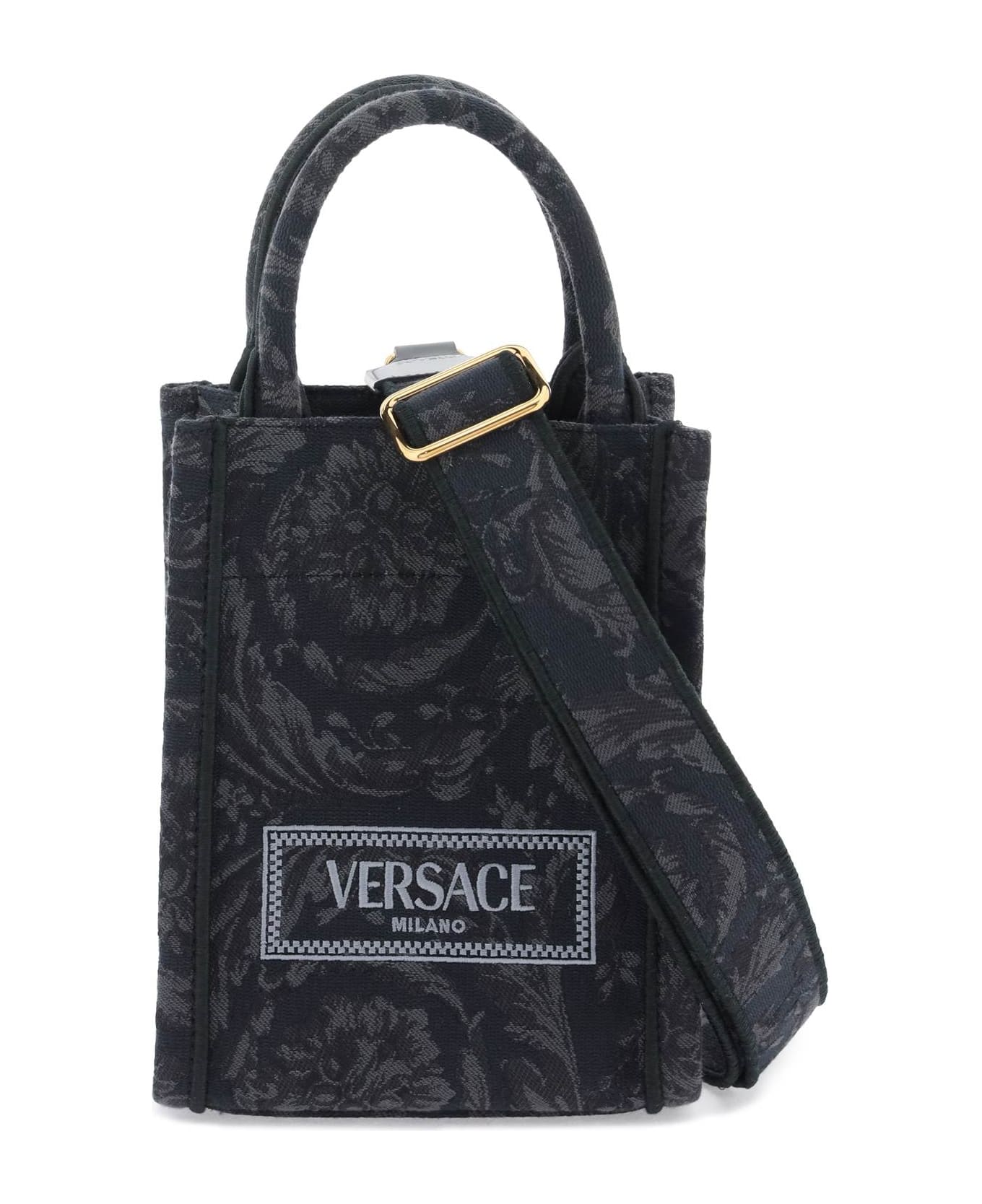 Versace Athena Mini Tote - black トートバッグ